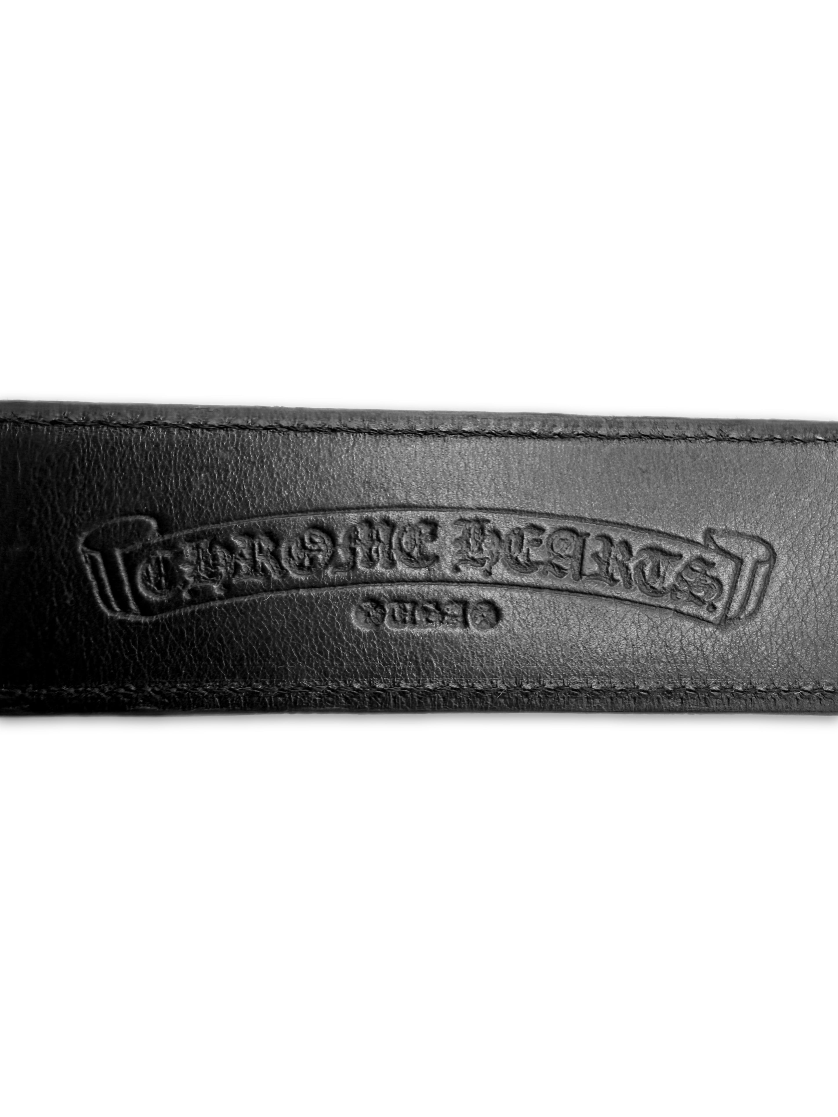 Chrome Hearts Leopard / Cheetah Gunslinger Pony Hair Belt