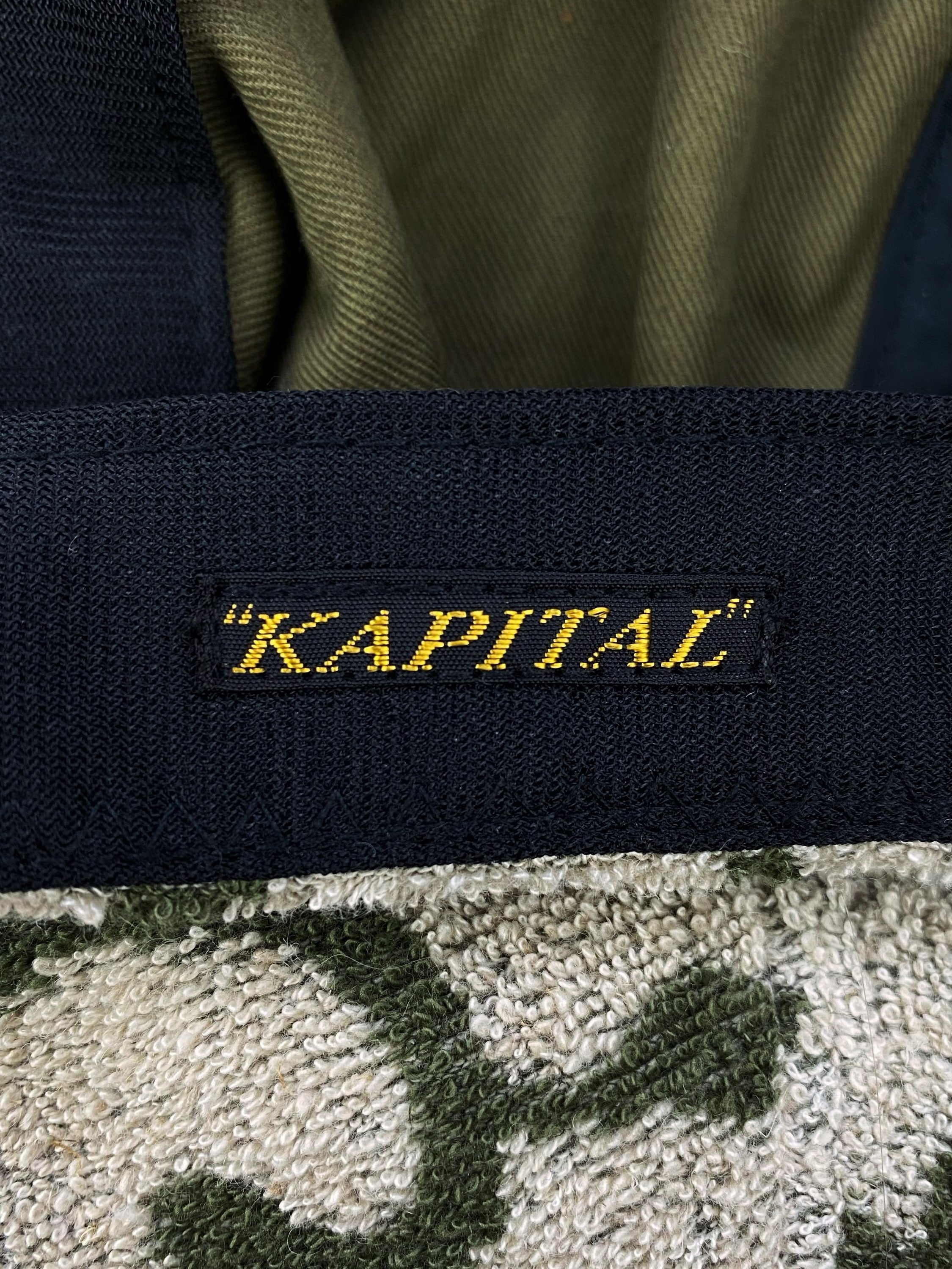Kapital IRAGO Pile Arabesque Pattern Snapback Hat