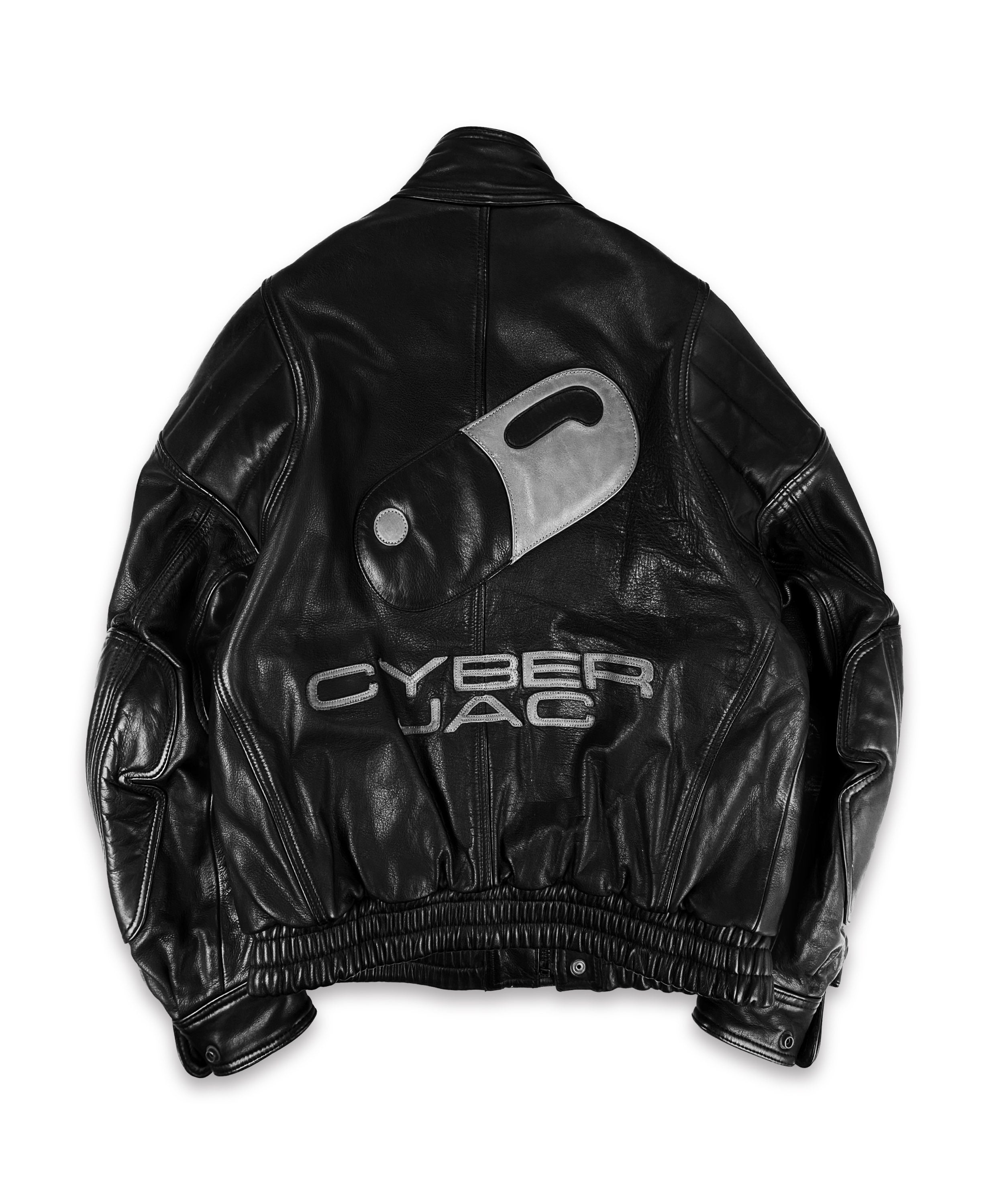2018 Kadoya ‘Akira’ Pill Cyberjac Padded Black Leather Jacket