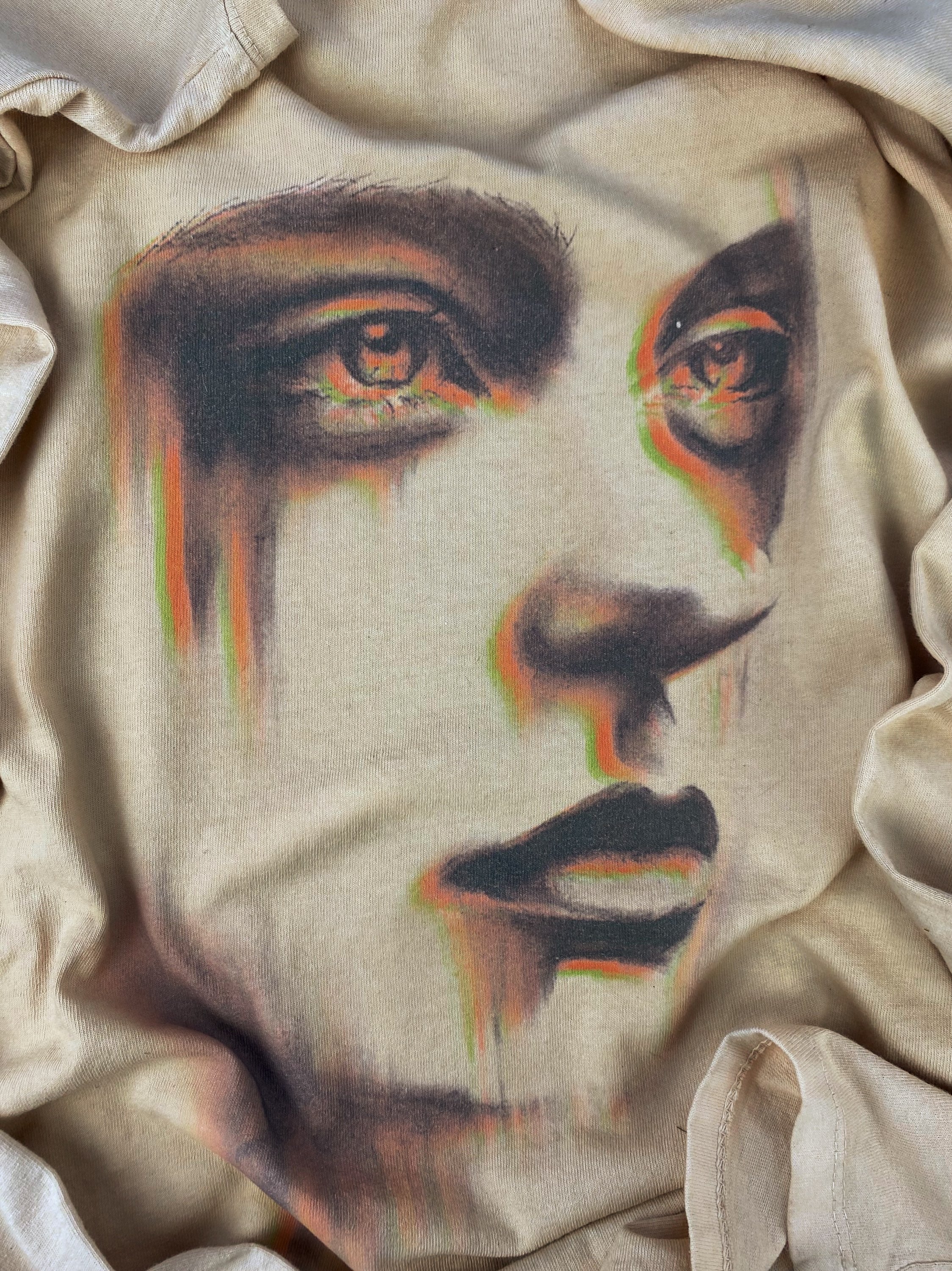 AW19 Handmaderust ‘Face’ Mosu Negative Graphic Longsleeve Shirt