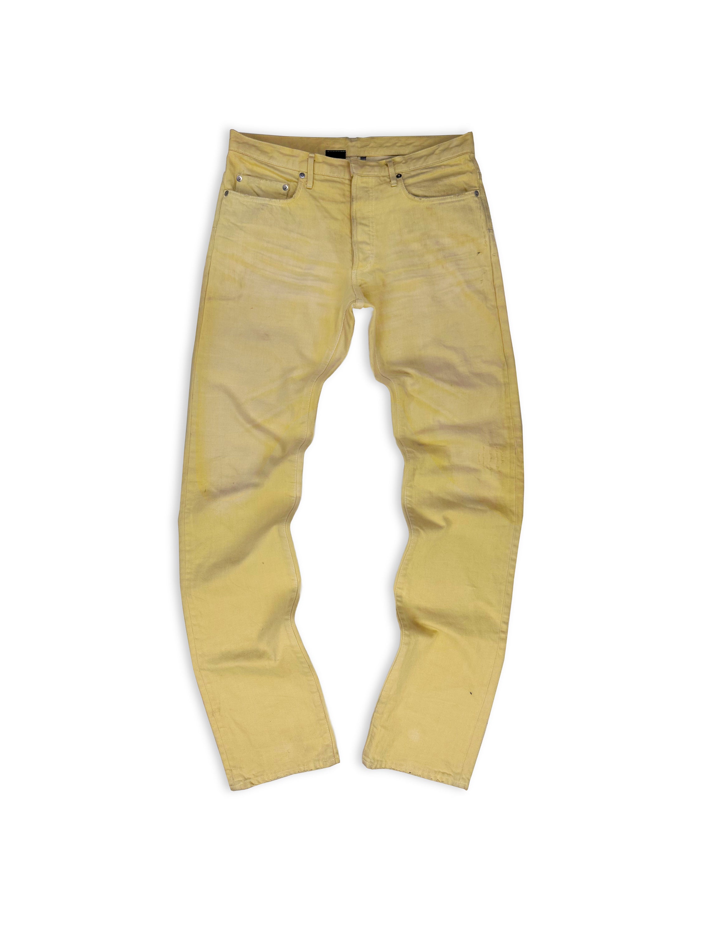 Dior by Hedi Slimane ‘Clawmark’ Wide Cut Sun Wash Denim