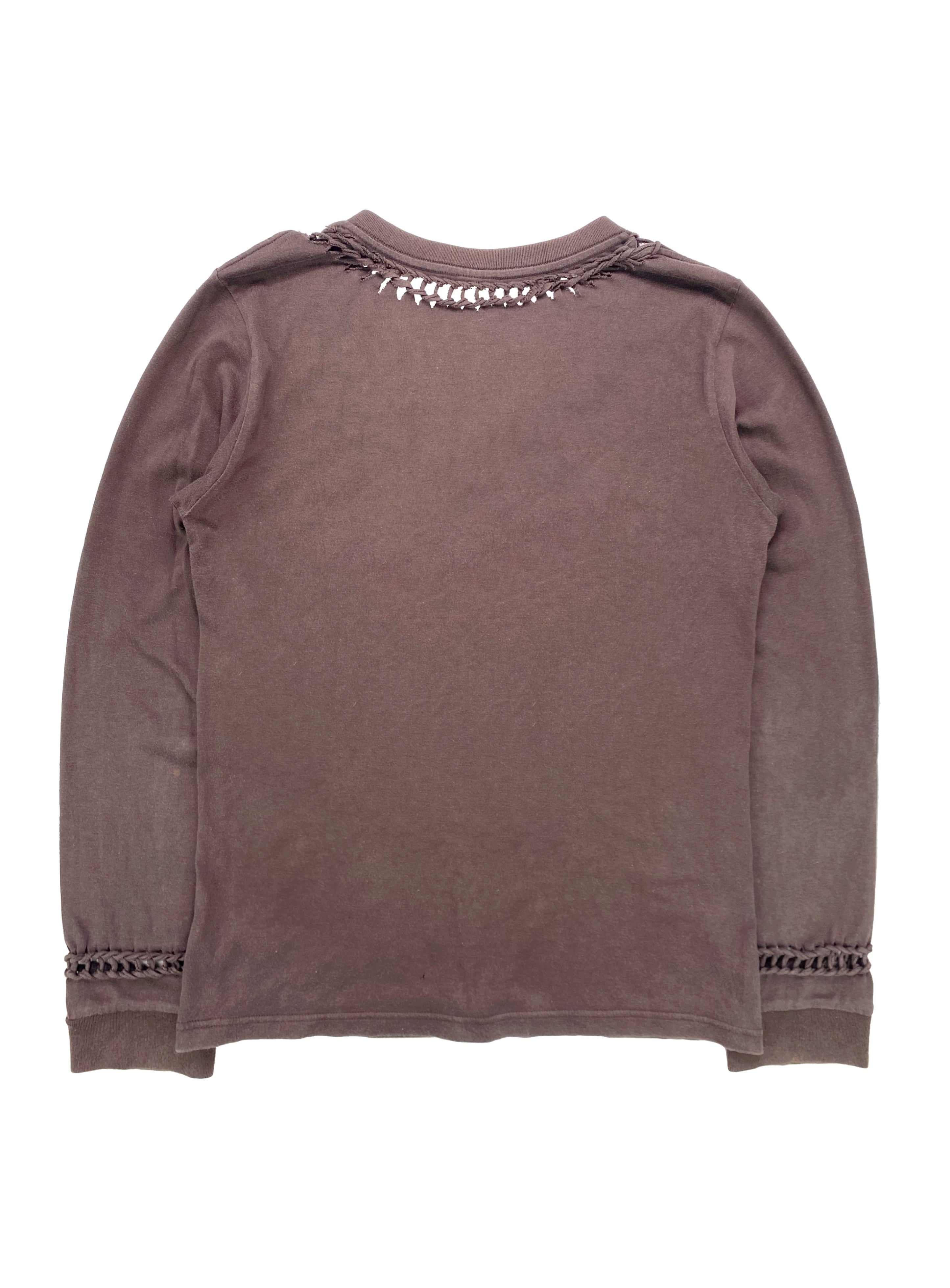 AW07 Number (N)ine Braided Rustic Longsleeve Shirt