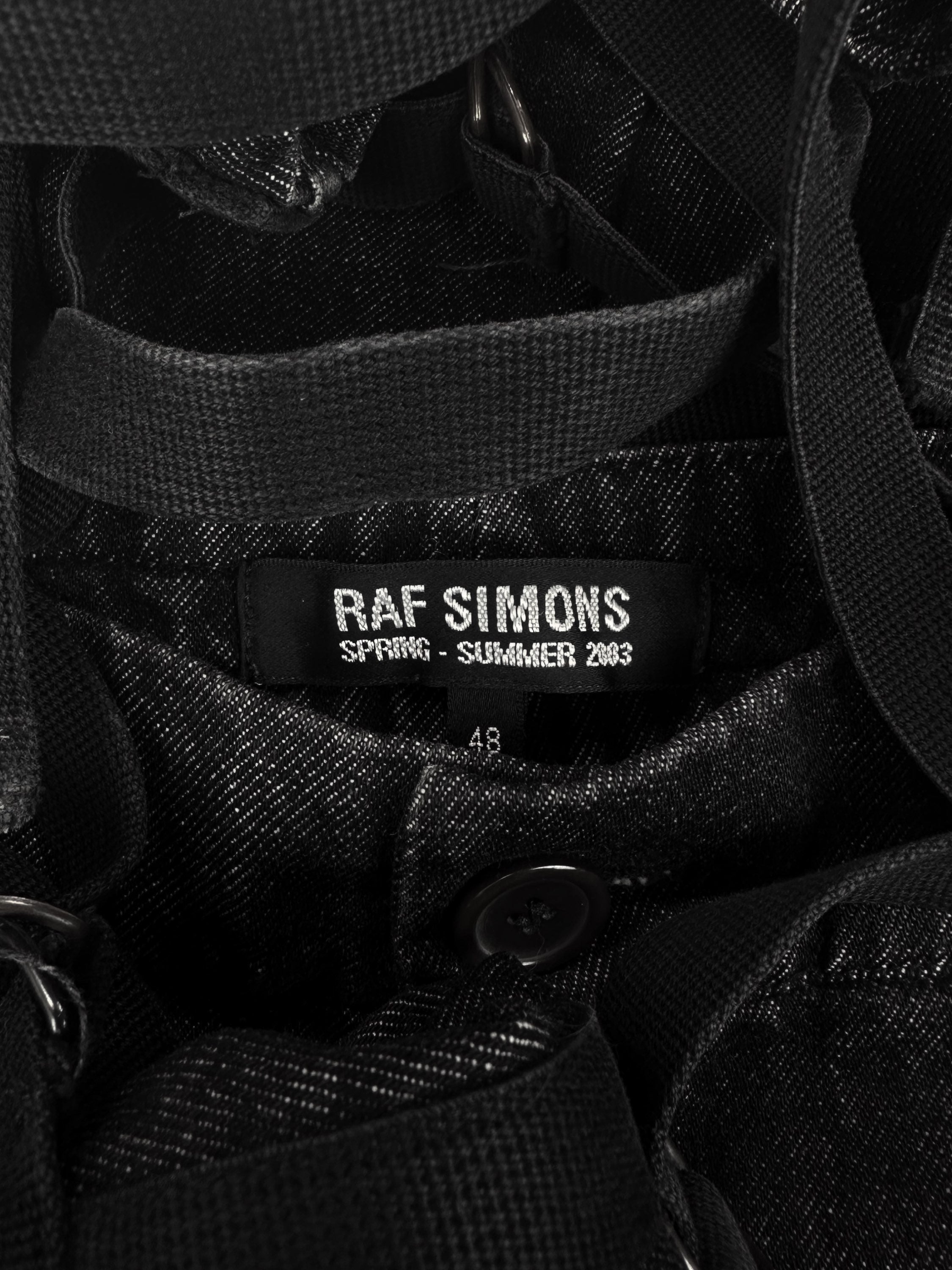 AW02 Raf Simons ‘Virginia Creeper’ Bondage Strap Denim