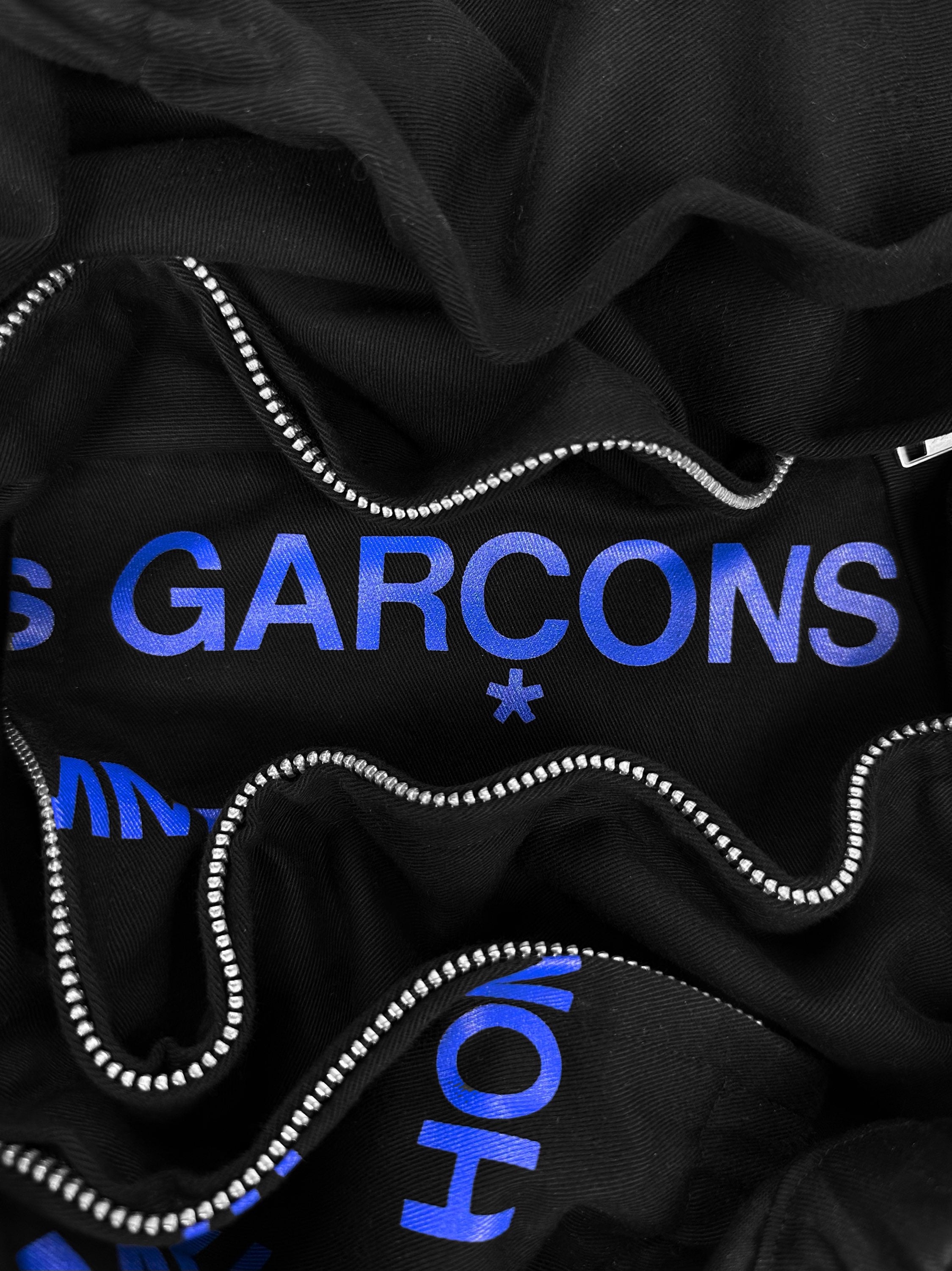 AW01 Comme des Garçons ‘Split’ Logo Hooded Work Jacket