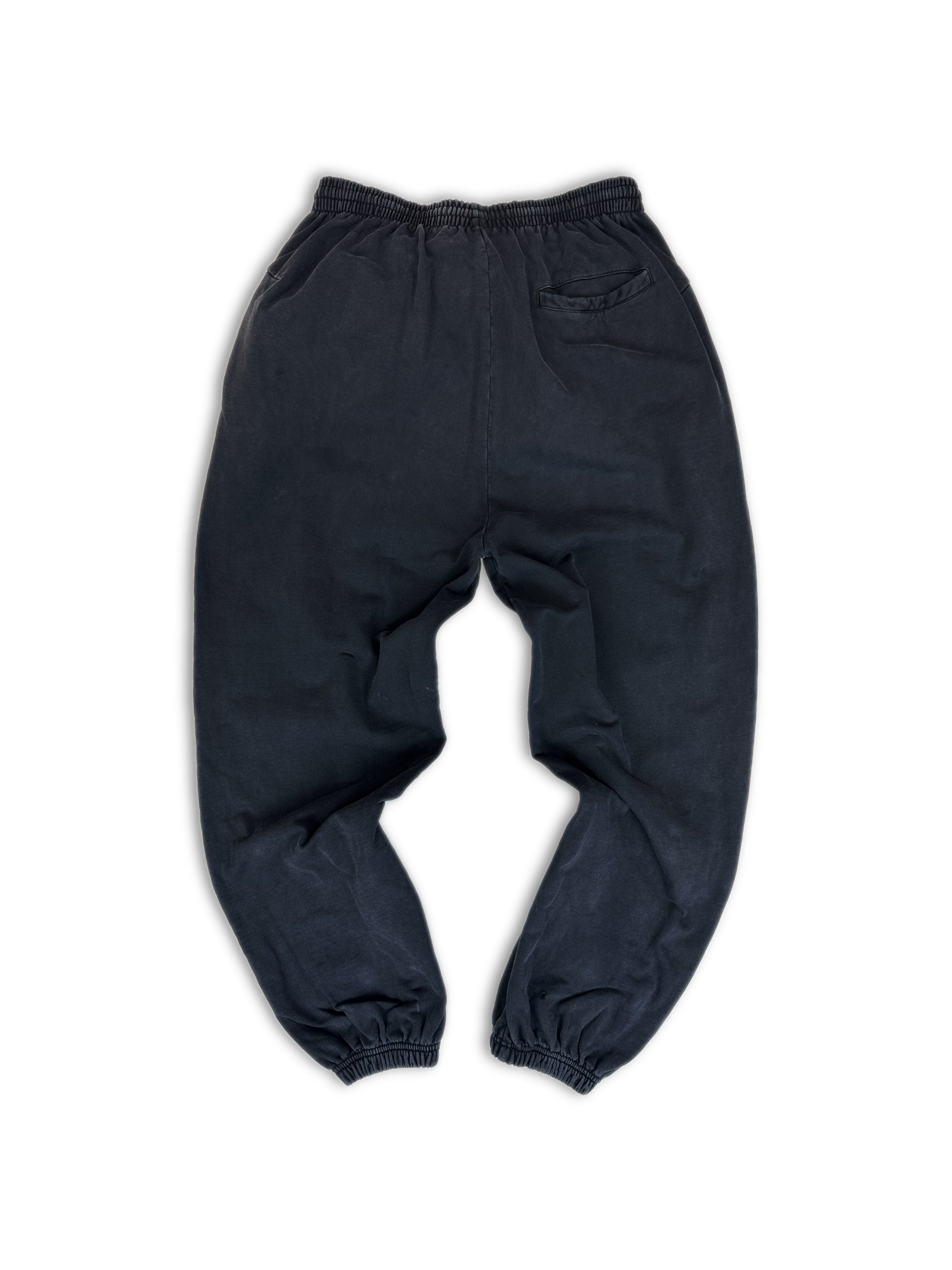 AW21 Balenciaga BB Sporty Logo Washed Cuffed Sweatpants