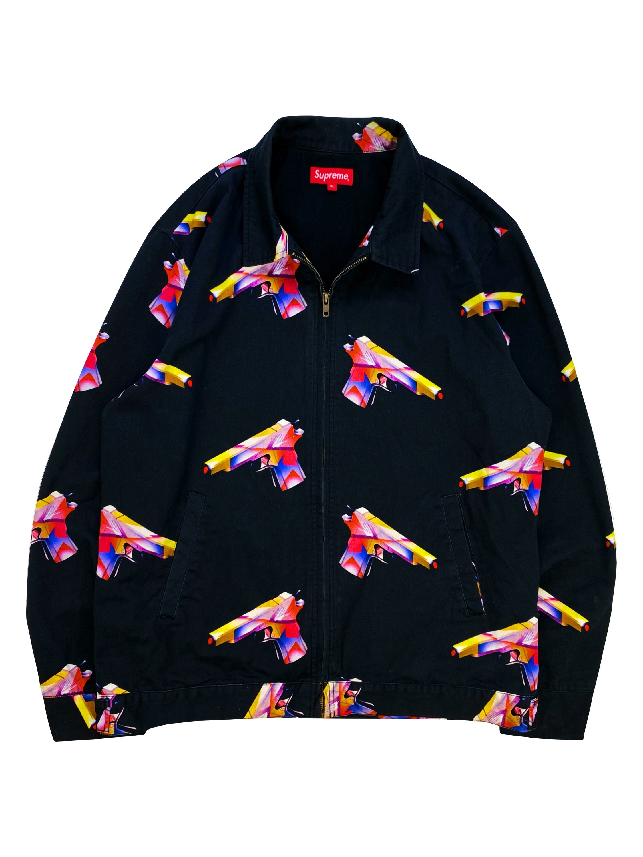 SS16 Supreme x Alessandra Mendini 3D Gun Print Work Jacket