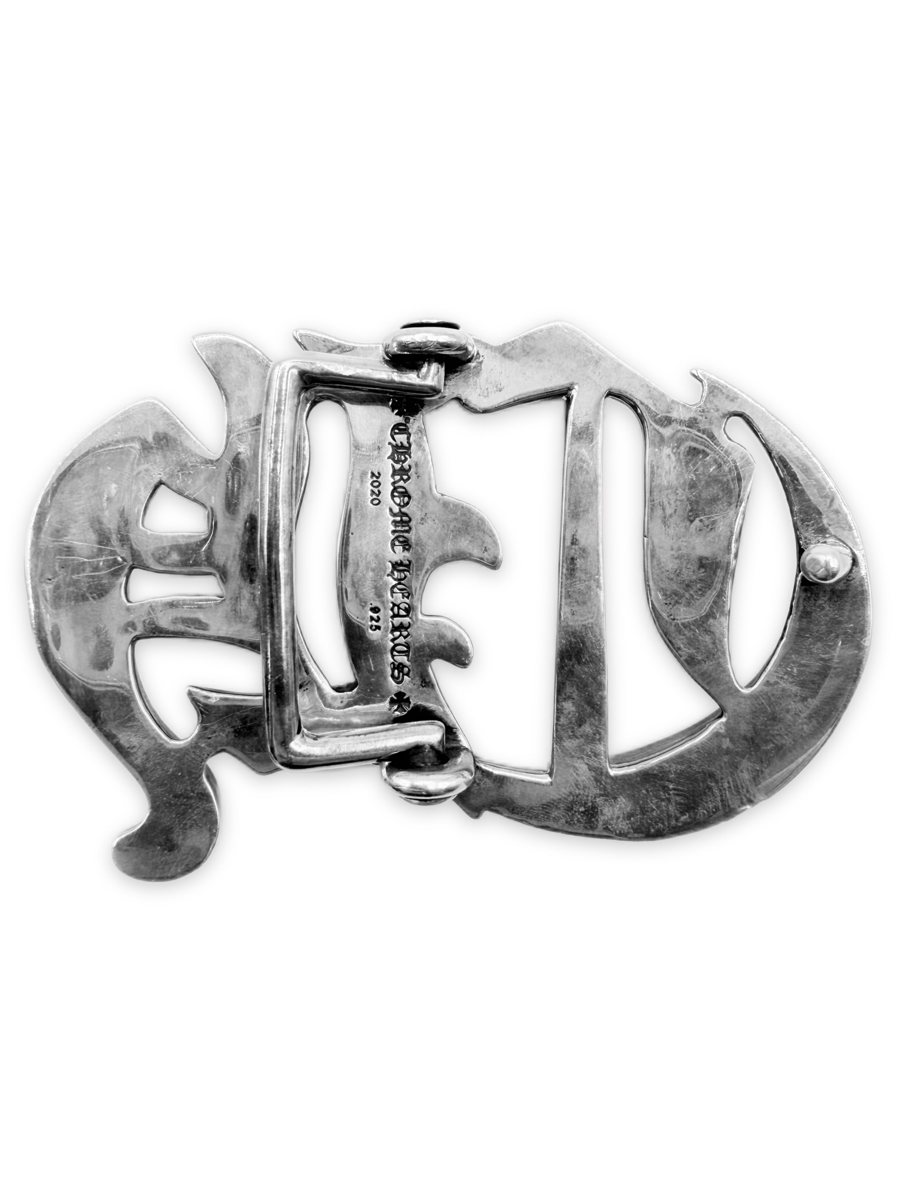 Chrome Hearts ‘CH’ Buckle .925 Silver Belt Buckle