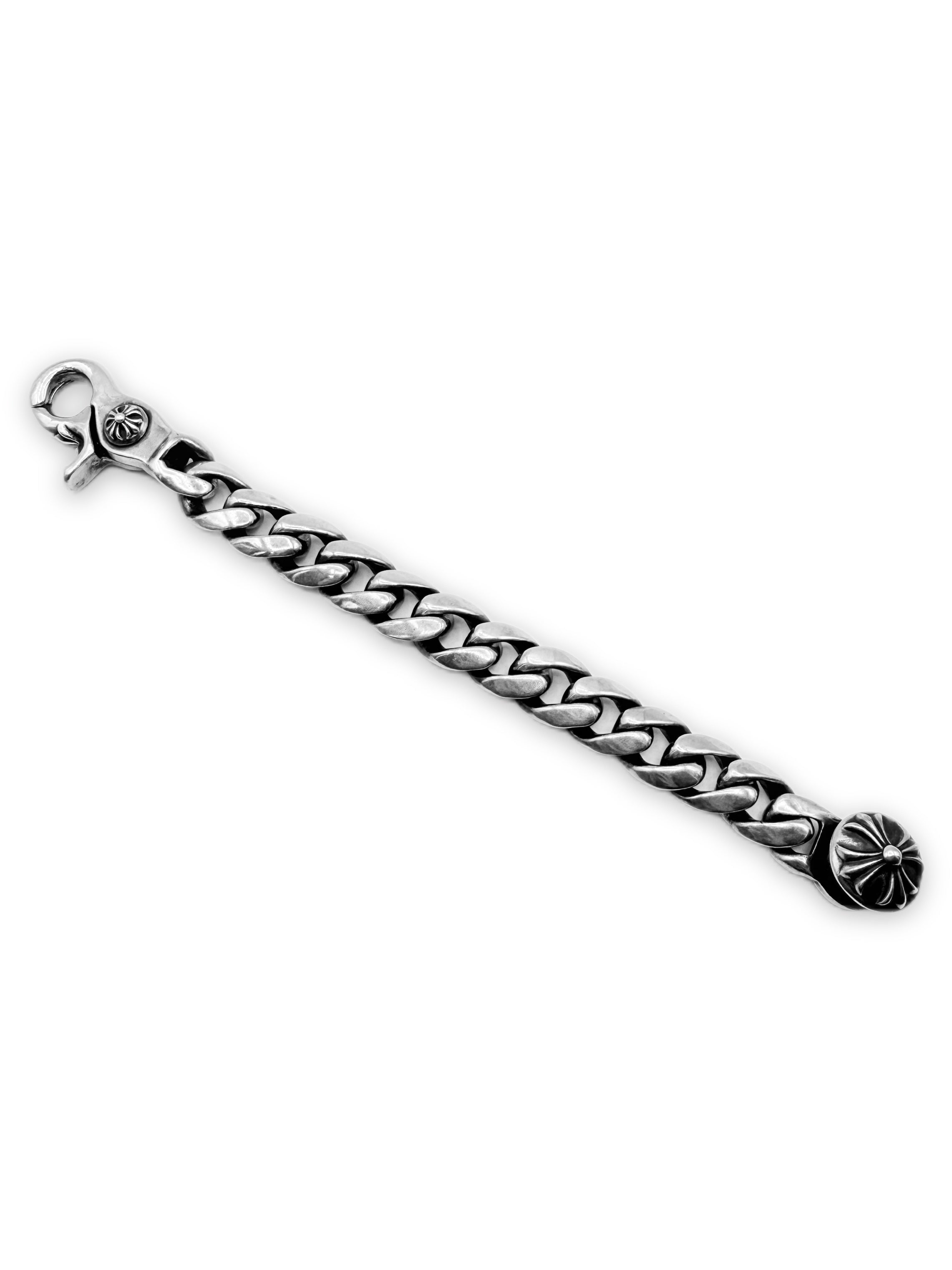 Chrome Hearts Plus Lobster Clasp Cuban Link Bracelet