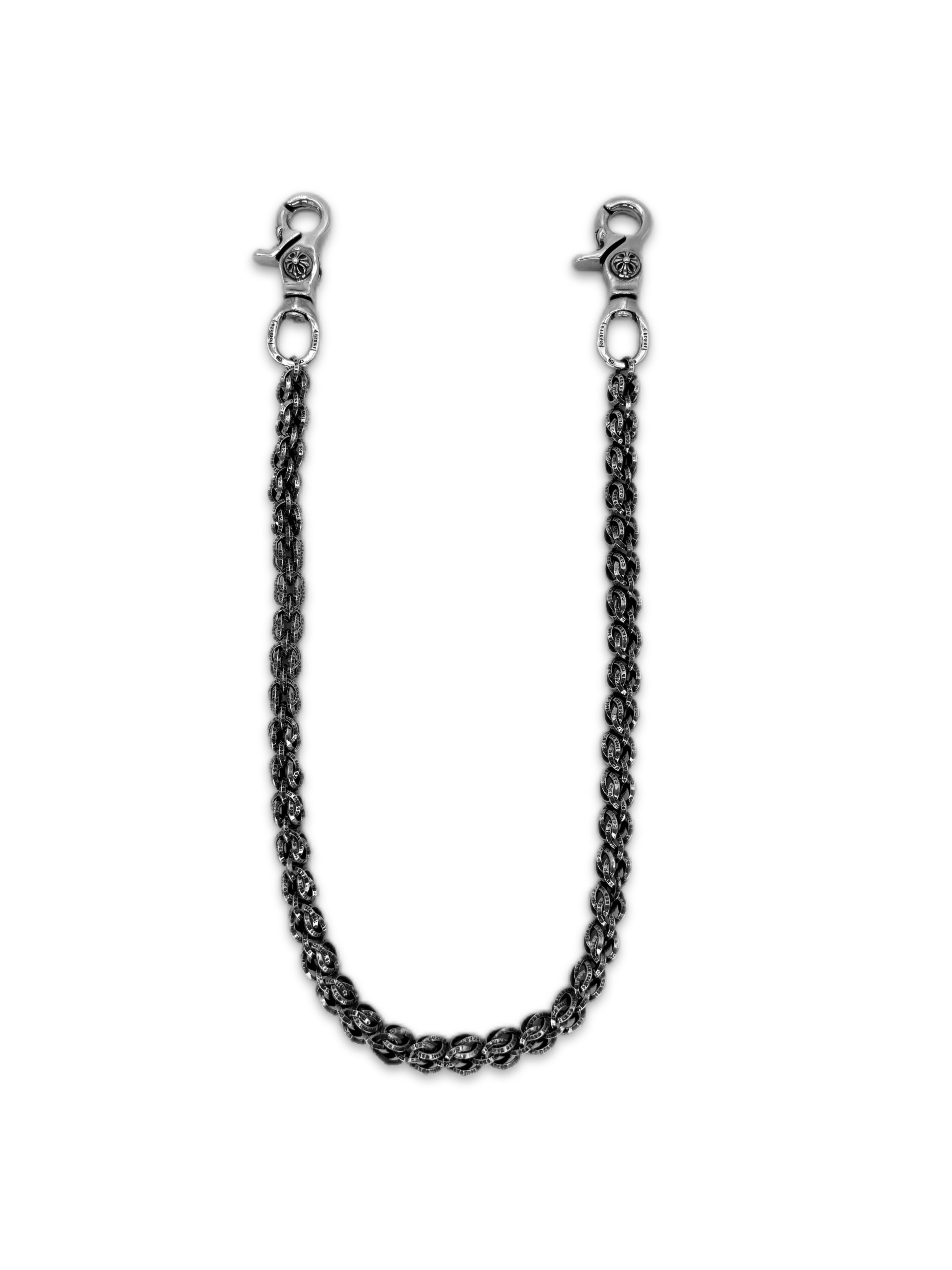 Chrome Hearts Double B Ring Lobster Clasp 25 inch Wallet Chain