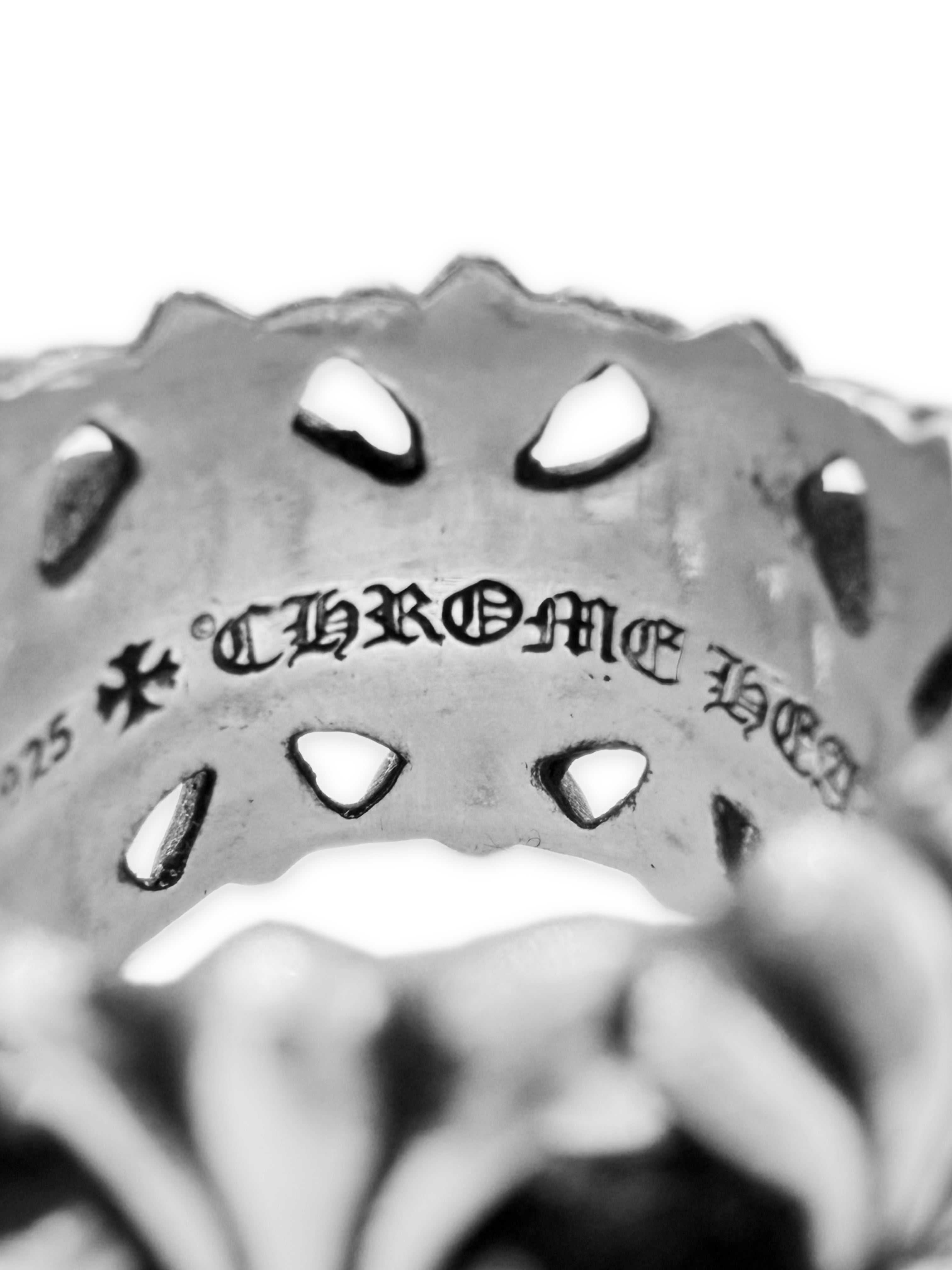 Chrome Hearts Cemetery Cross .925 Silver Ring