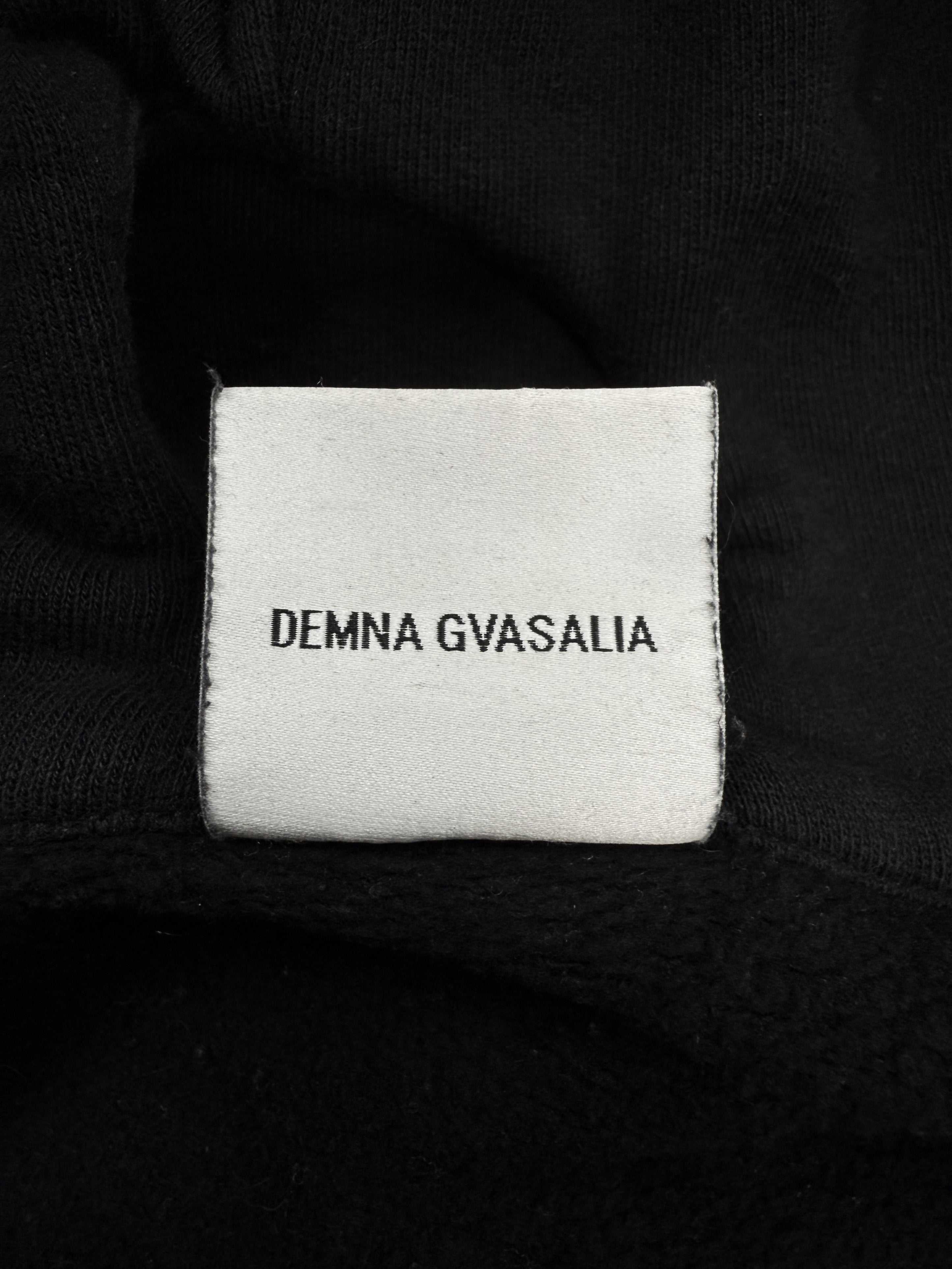 SS19 Vetements ‘Russian Idol’ Gimp Full-Zip Runway Black Hoodie