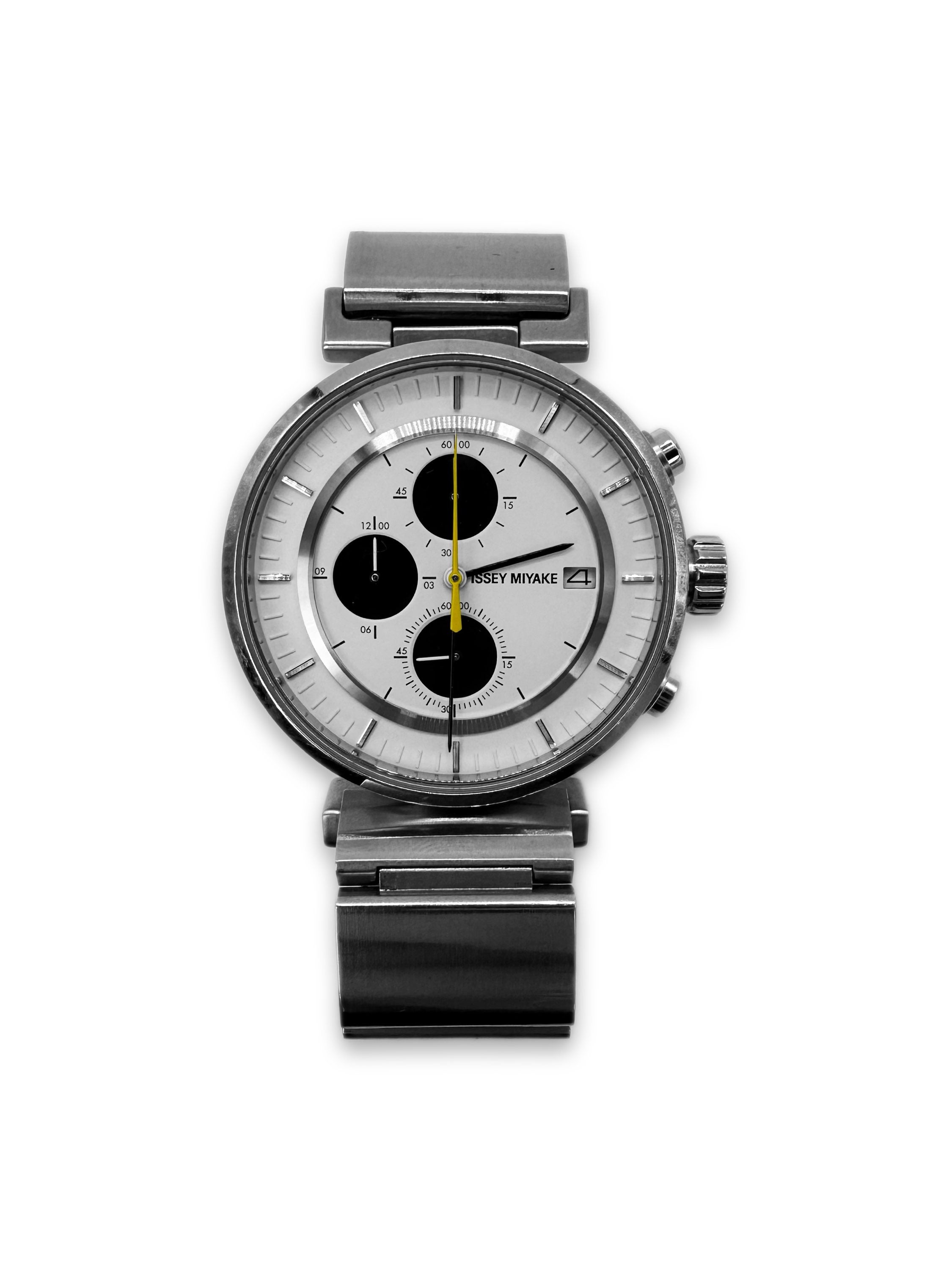 00s Issey Miyake by Satoshi Wada Triple Chronograph Wrist Watch