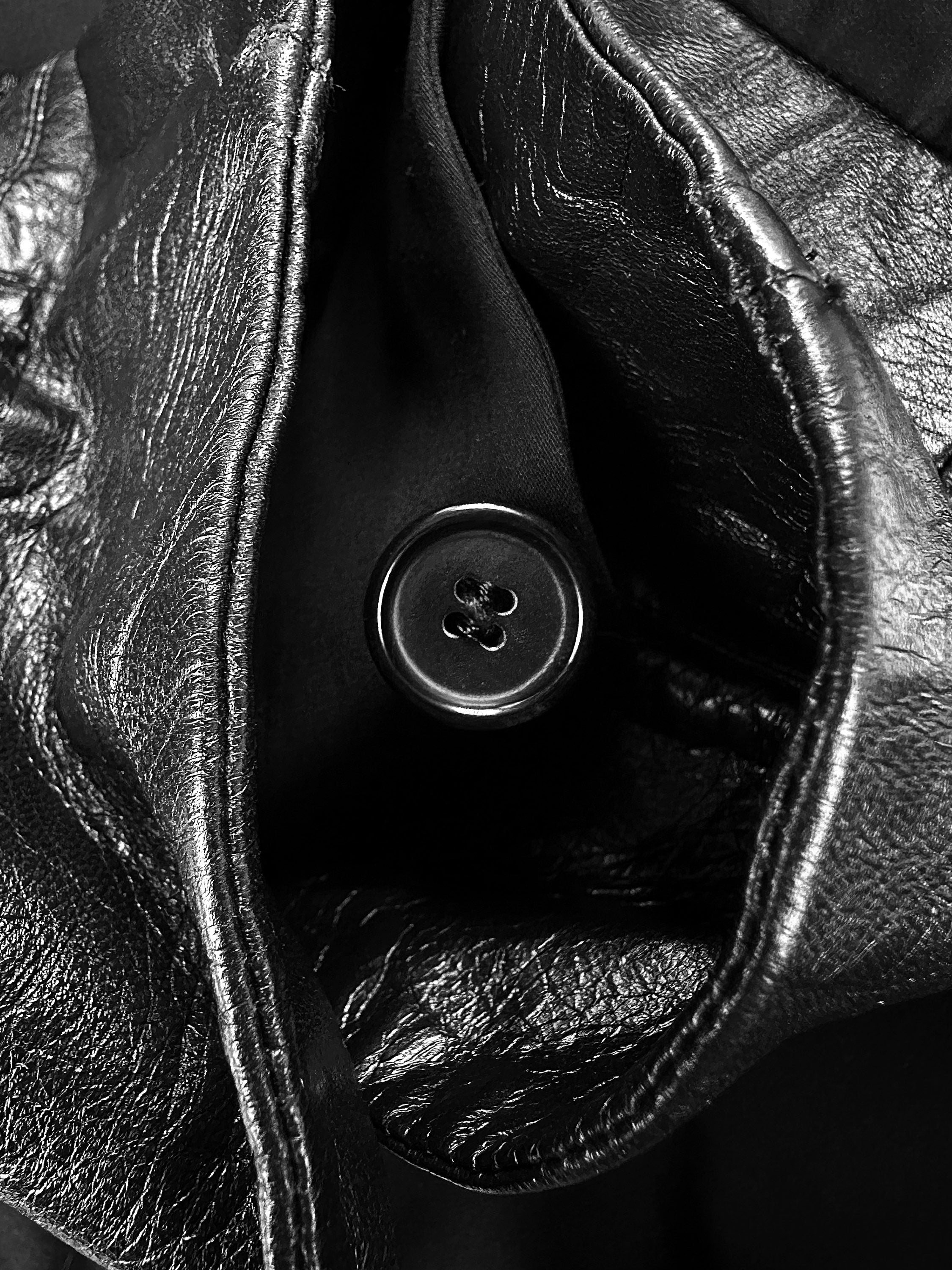 SS02 Dior Hybrid Leather French Cuff Blazer Jacket