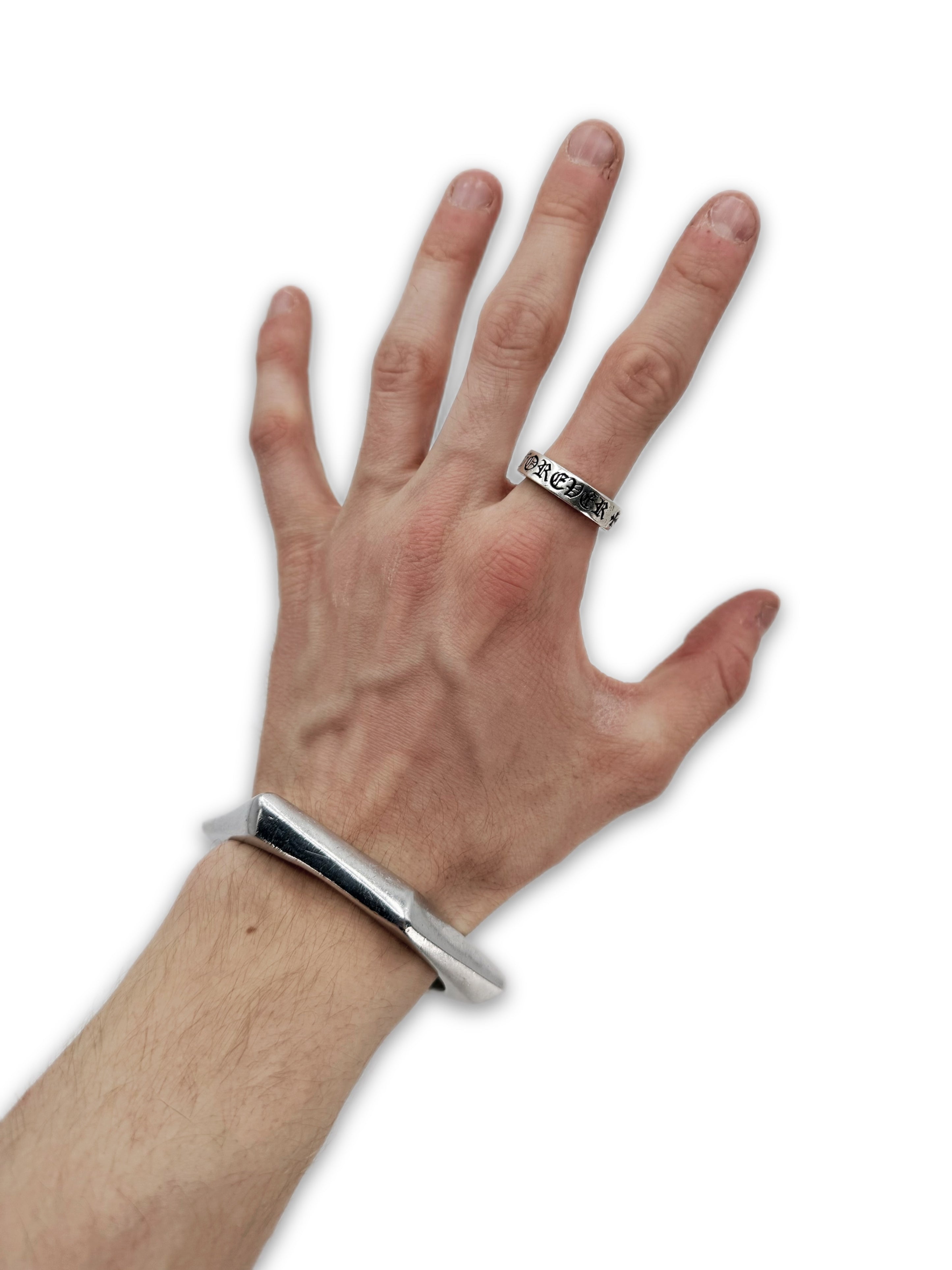Chrome Hearts ‘Forever’ .925 Silver Plus Spacer Ring