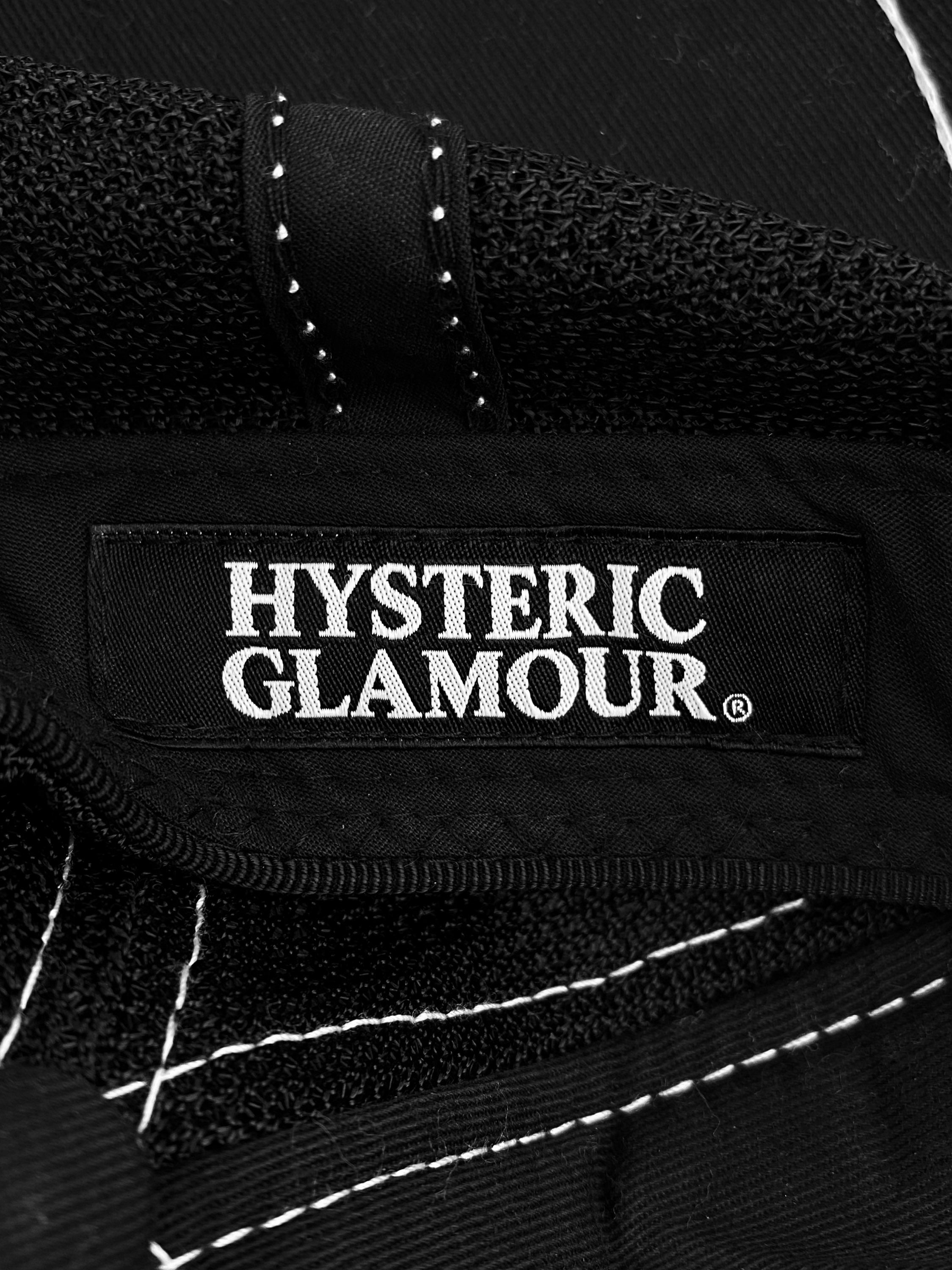 Hysteric Glamour ‘Feel Alright’ Striped Mesh Trucker Hat