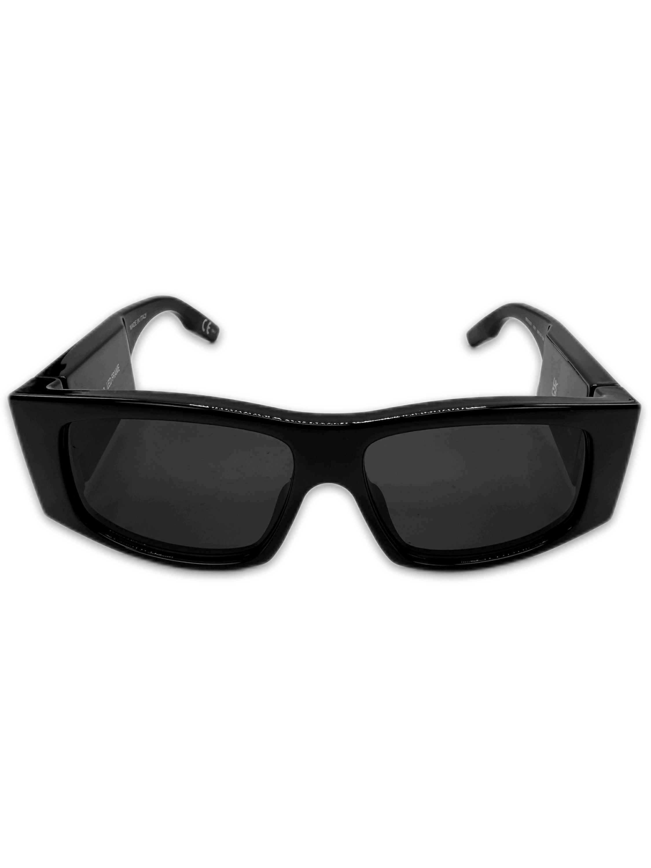 SS20 Balenciaga ‘LED’ Black Square Frame Sunglasses