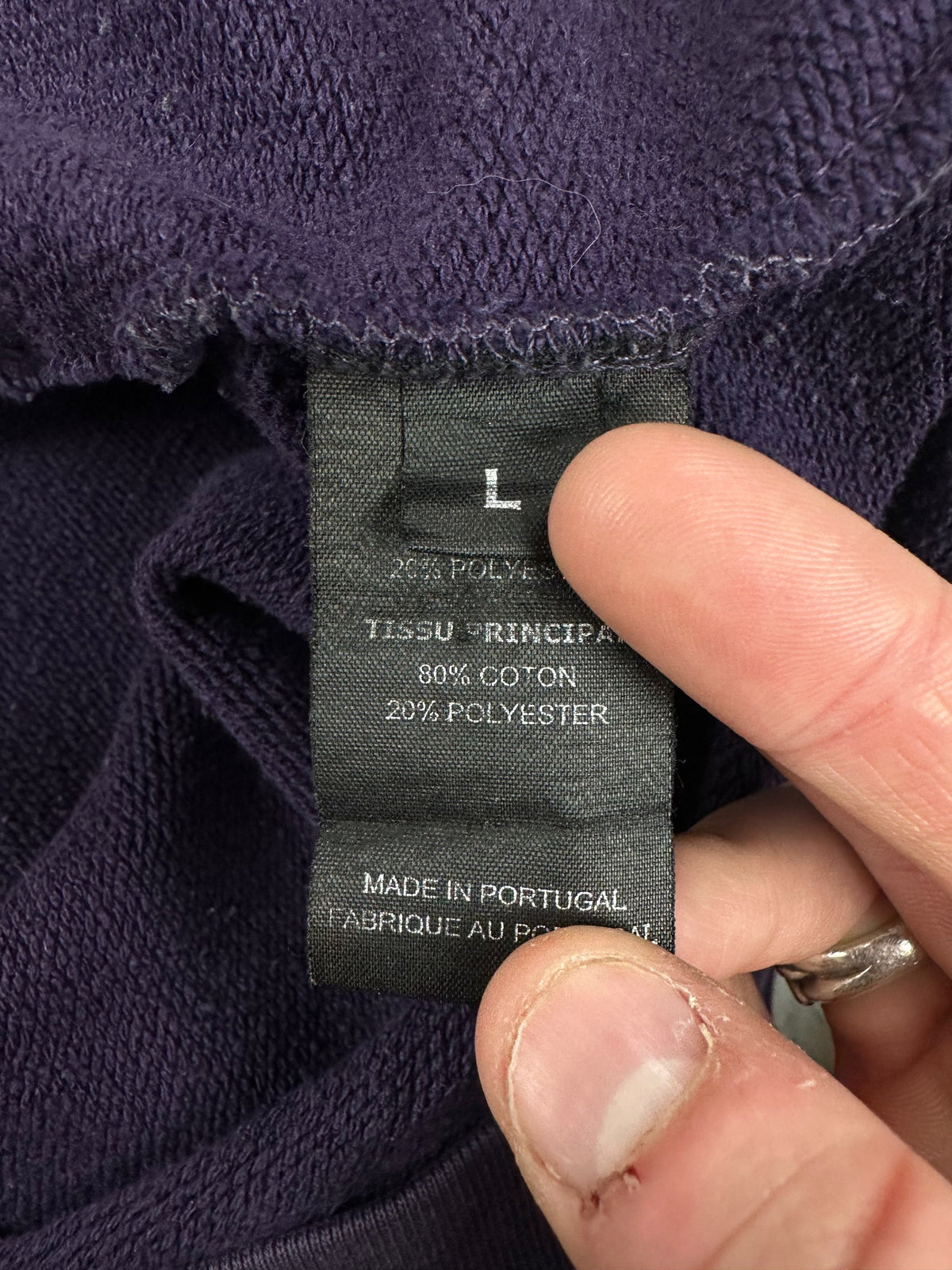 AW16 Vetements Homme ‘Sexual Fantasies’ Purple Slogan Hoodie