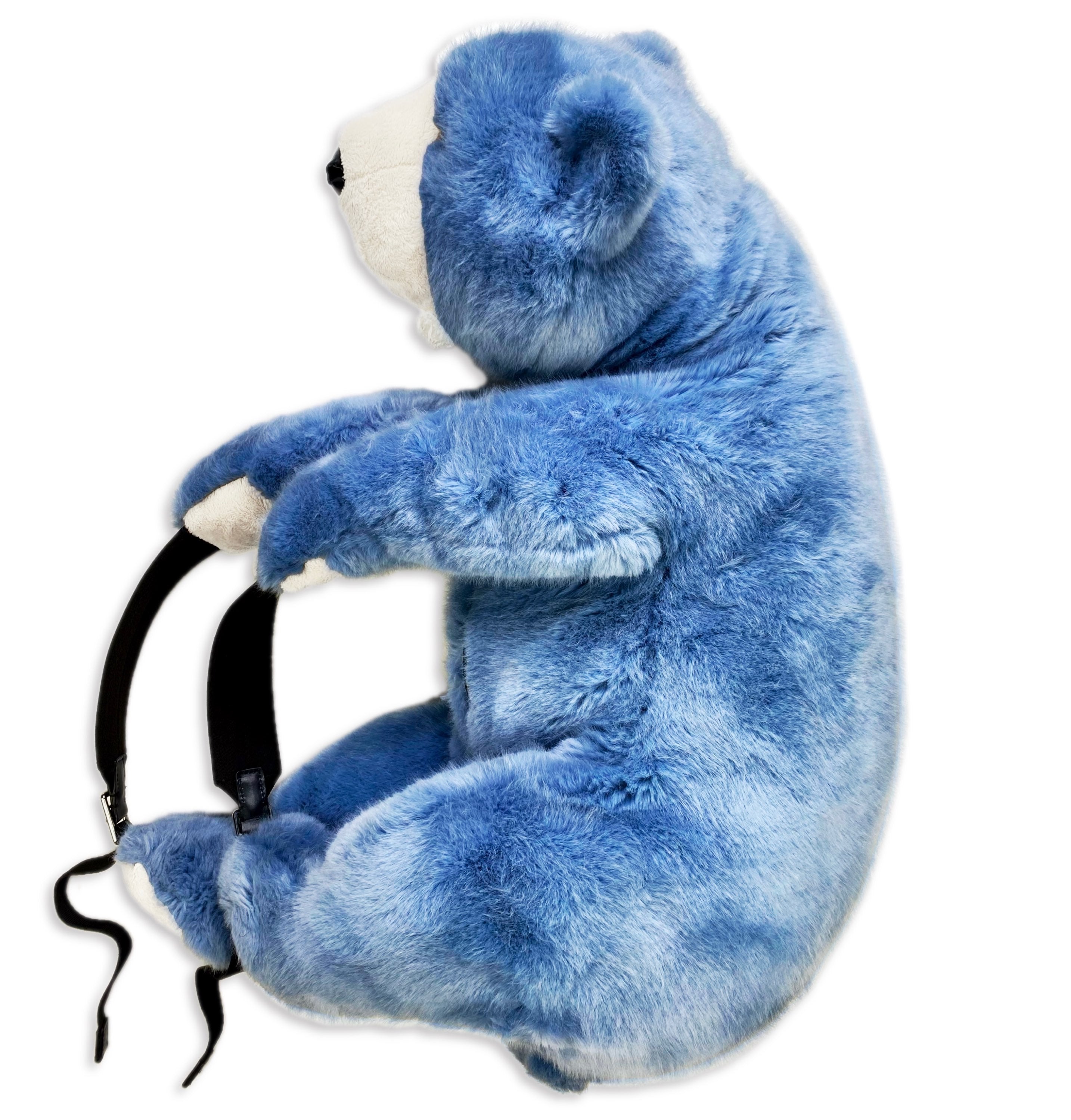 FW17 Dolce &amp; Gabbana Full Size Polar Bear Faux Fur Plush Backpack