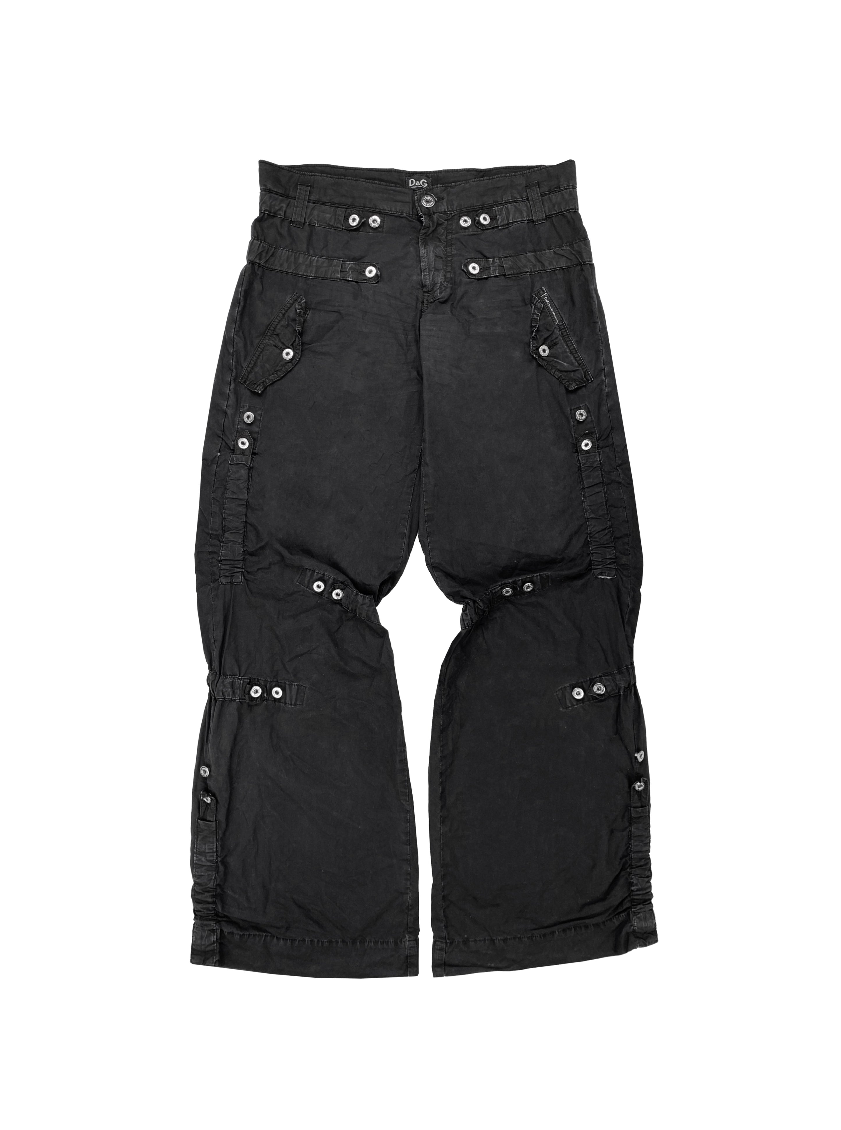 2000’s Dolce & Gabbana Bondage Strap Cargo Pants