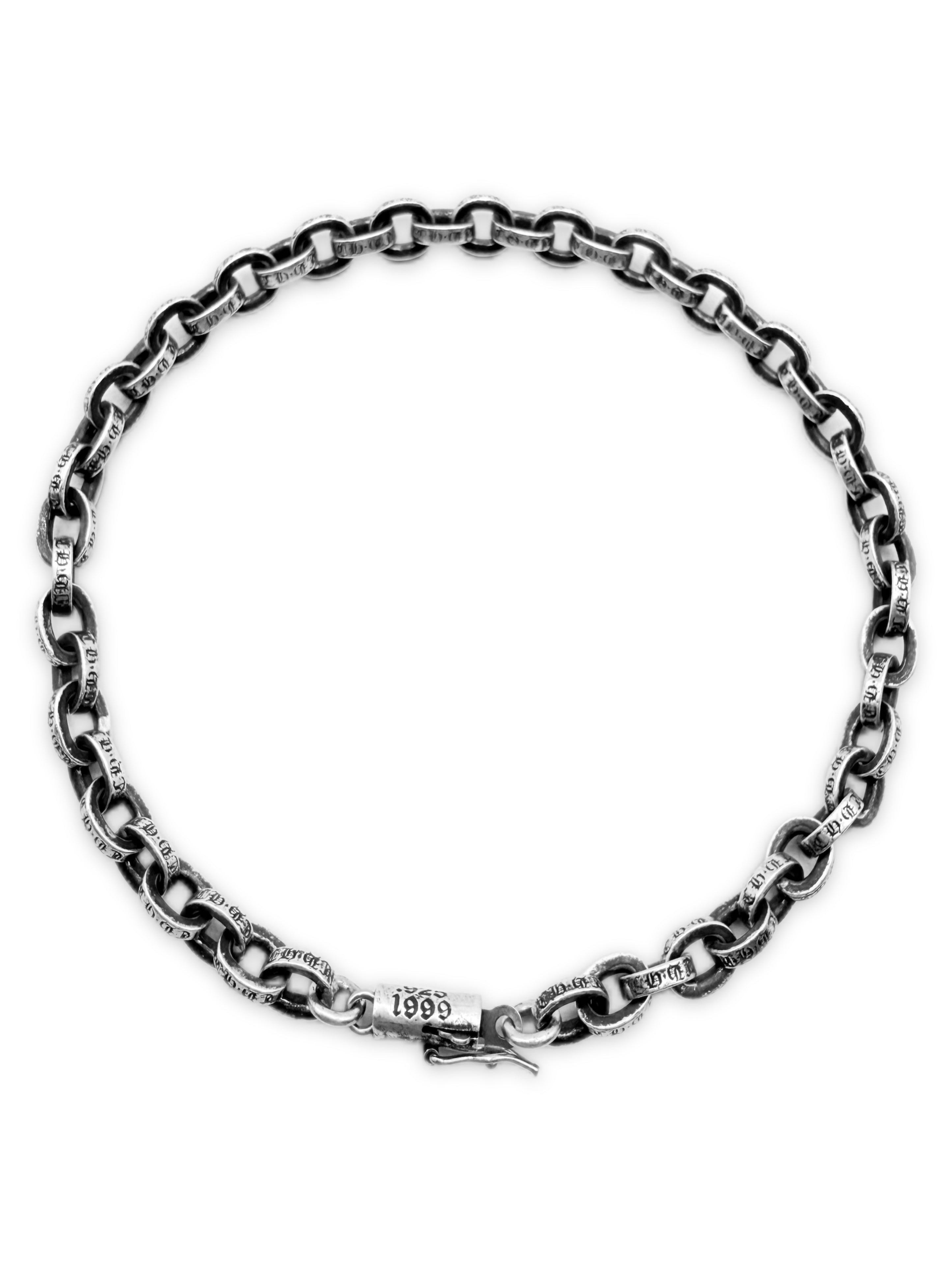 Chrome Hearts ‘Paper Chain’ 8.5 in .925 Silver Bracelet
