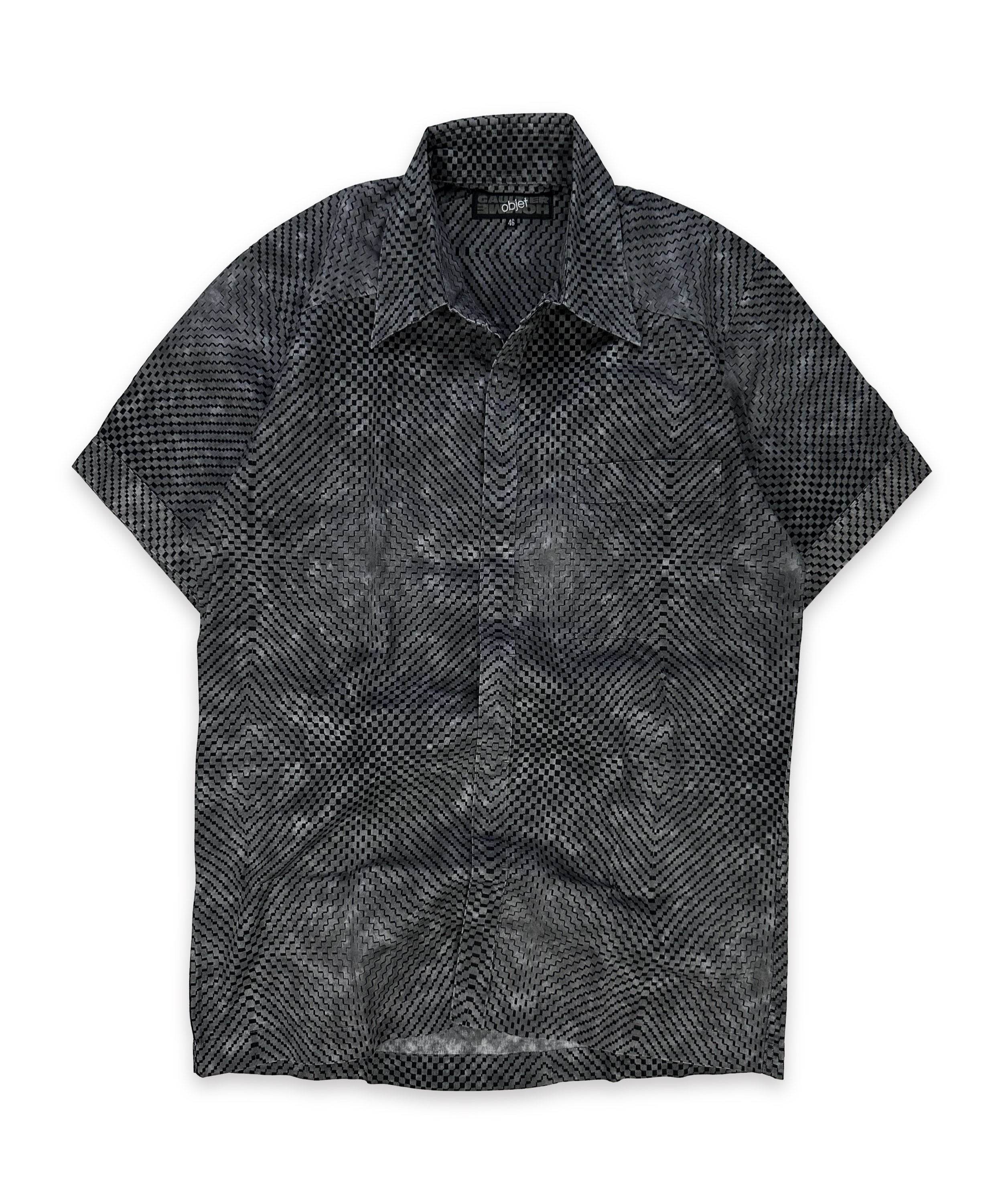 90s Jean Paul Gaultier ‘Trompe L’Oeil’ Short Sleeve Shirt
