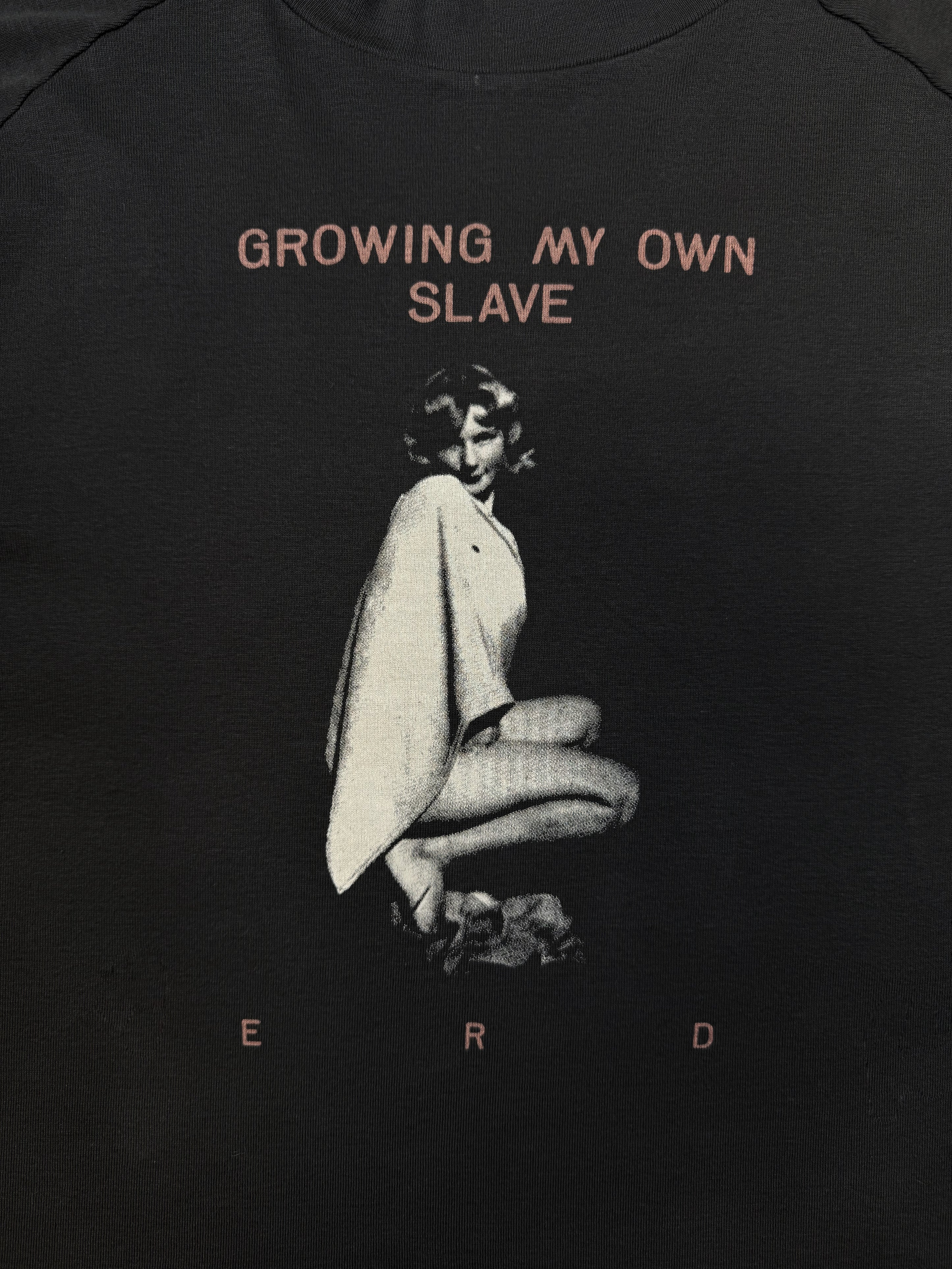 SS25 Enfants Riches Deprimes ‘Growing My Own Slave’ Cropped Black T-Shirt