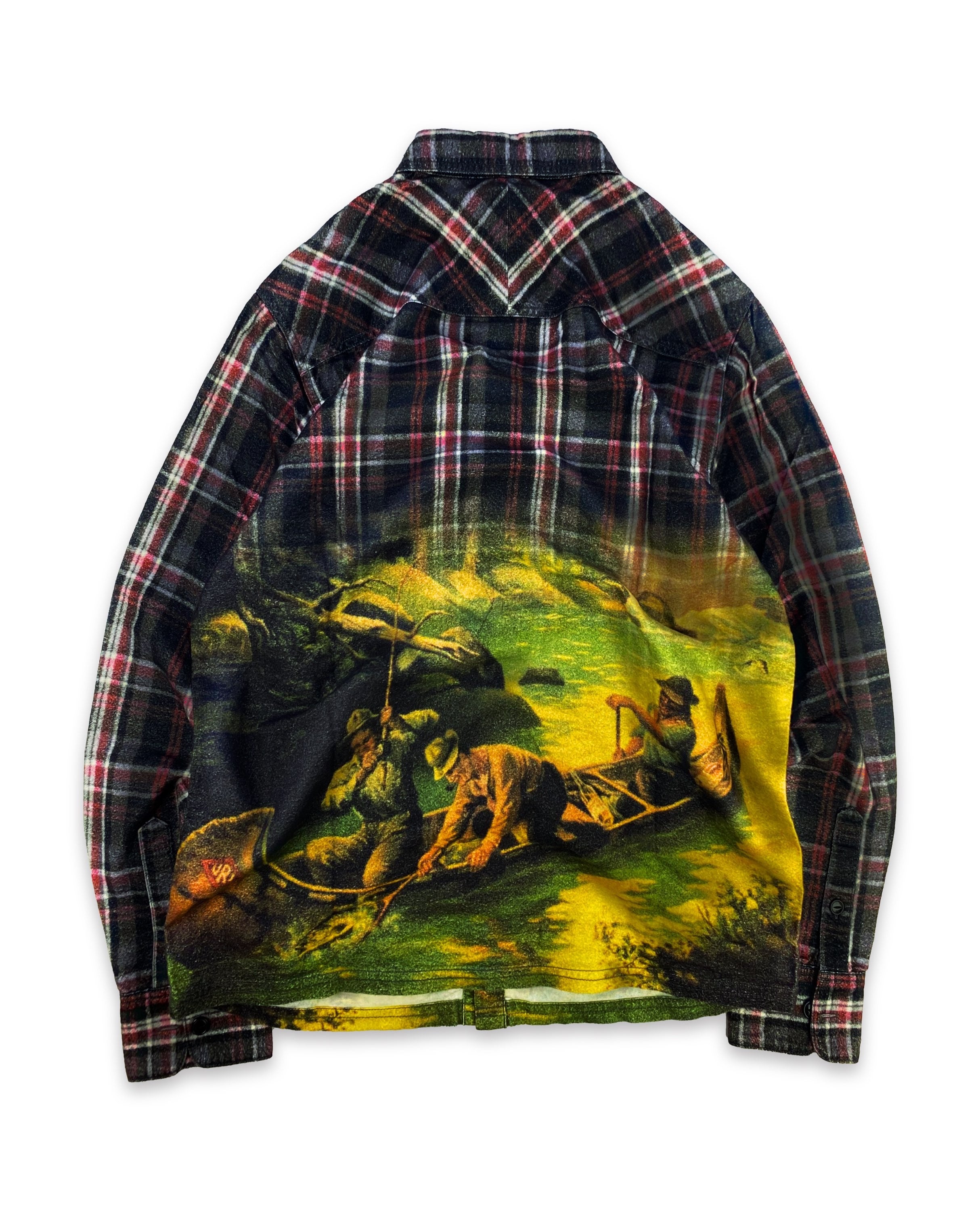 AW15 Neighborhood x Burton ‘Landscape’ Gradient Flannel Jacket