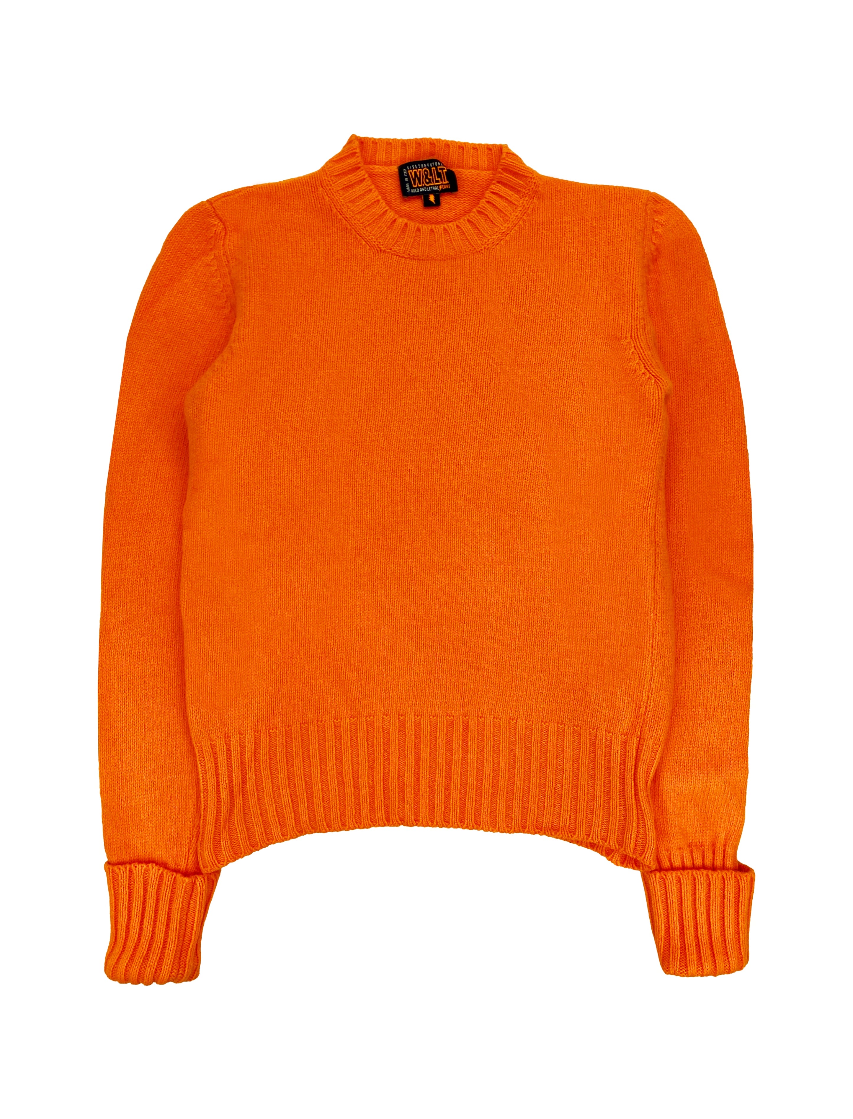 90's W.&.L.T Wild & Lethal Trash Exaggerated Neon Knitted Sweater