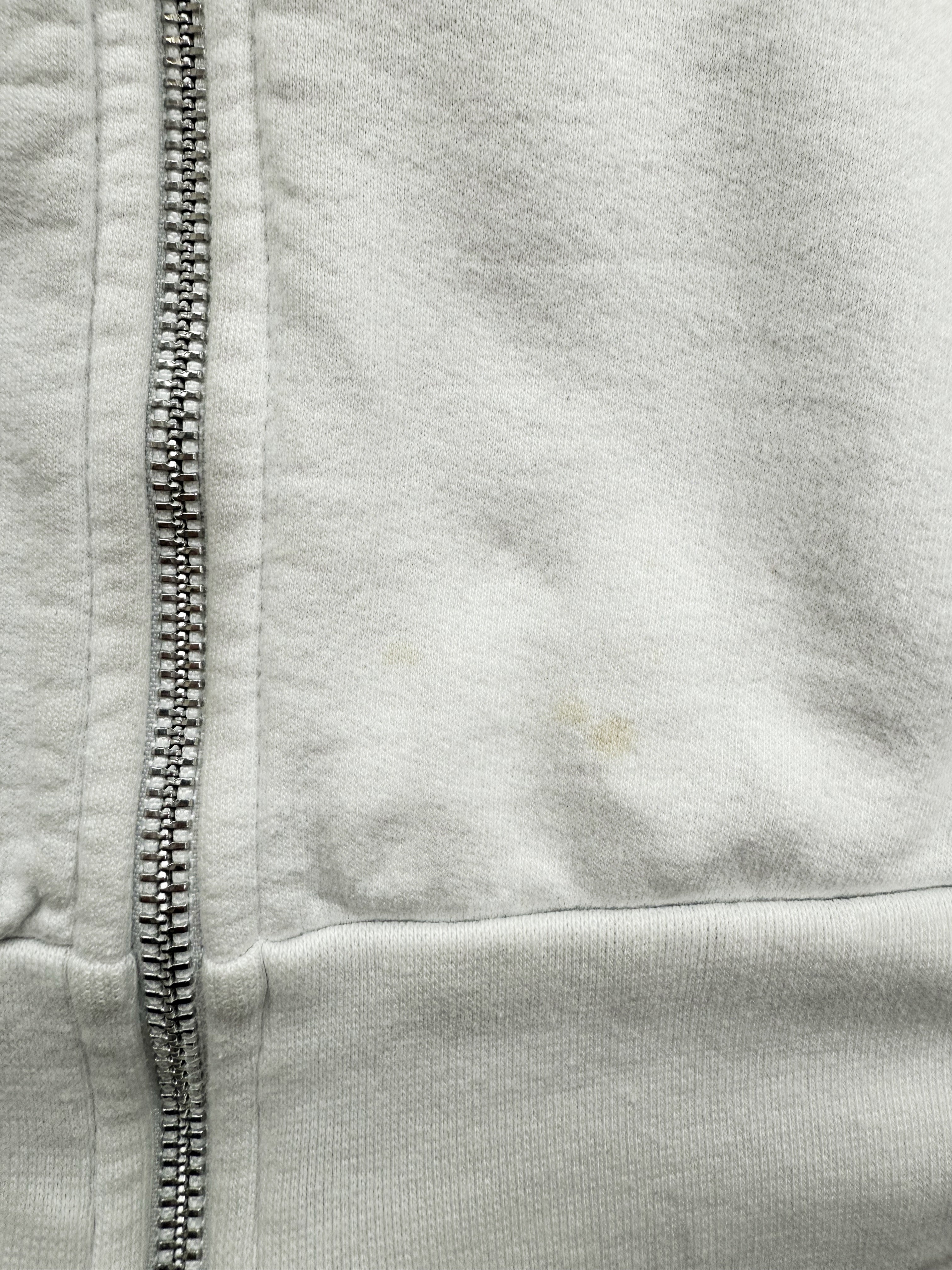 Chrome Hearts ‘Fuck You’ Rhodium Zip Up White Hoodie