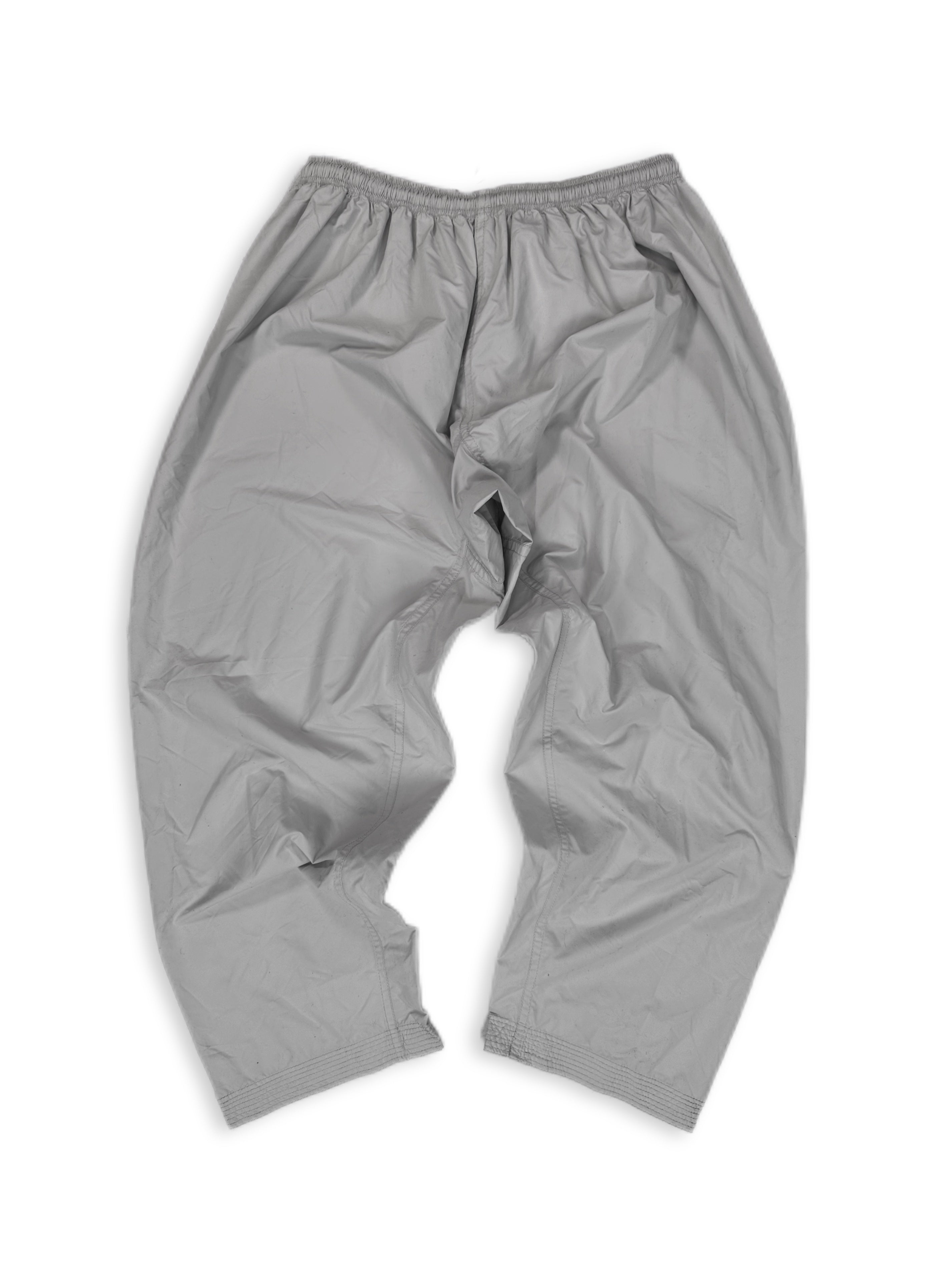 Balenciaga Grey Light Weight Wide Cut Drawstring Pants
