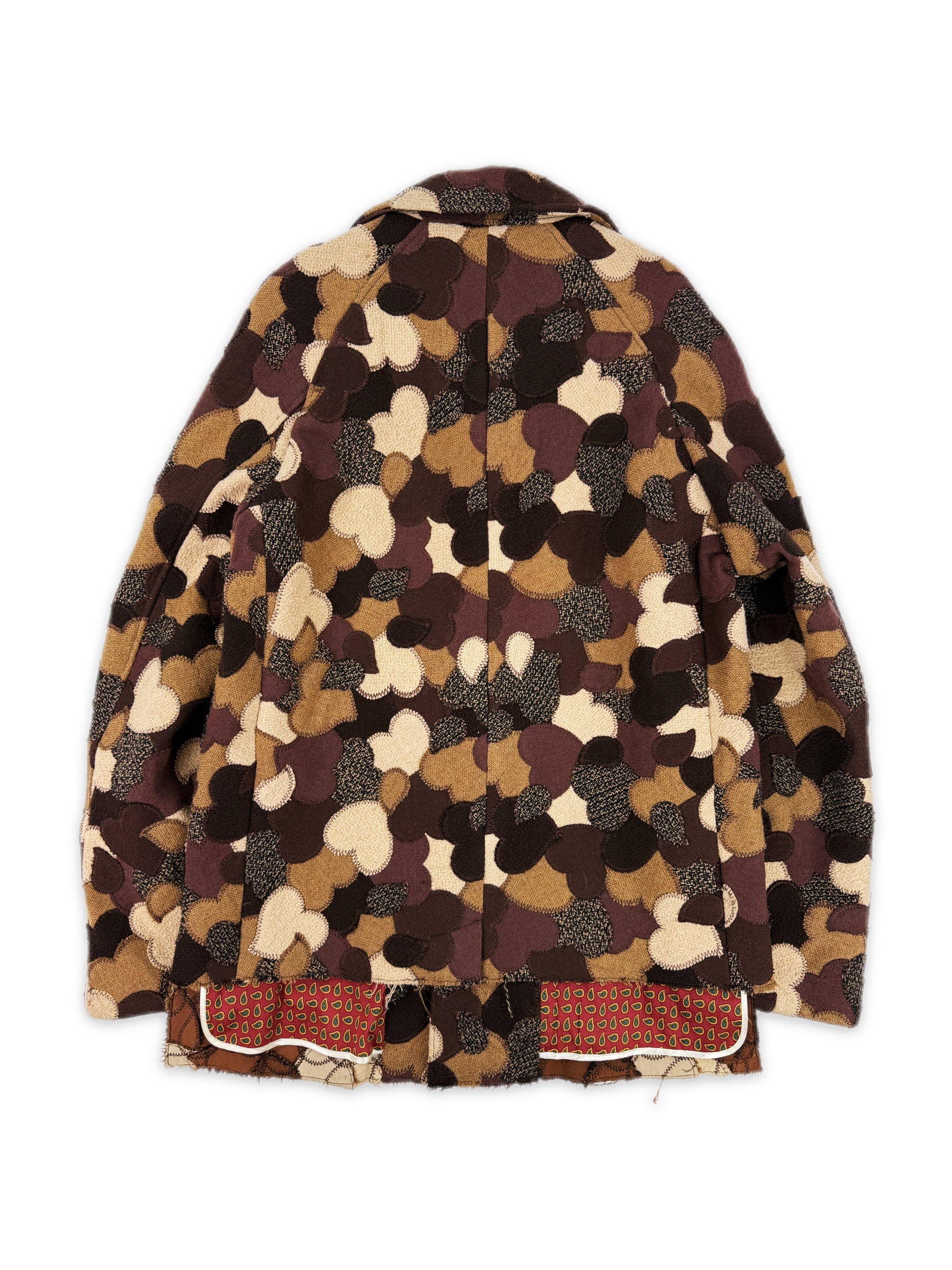 AW03 Number (N)ine Touch Me I’m Sick Crying Heart Patchwork Coat