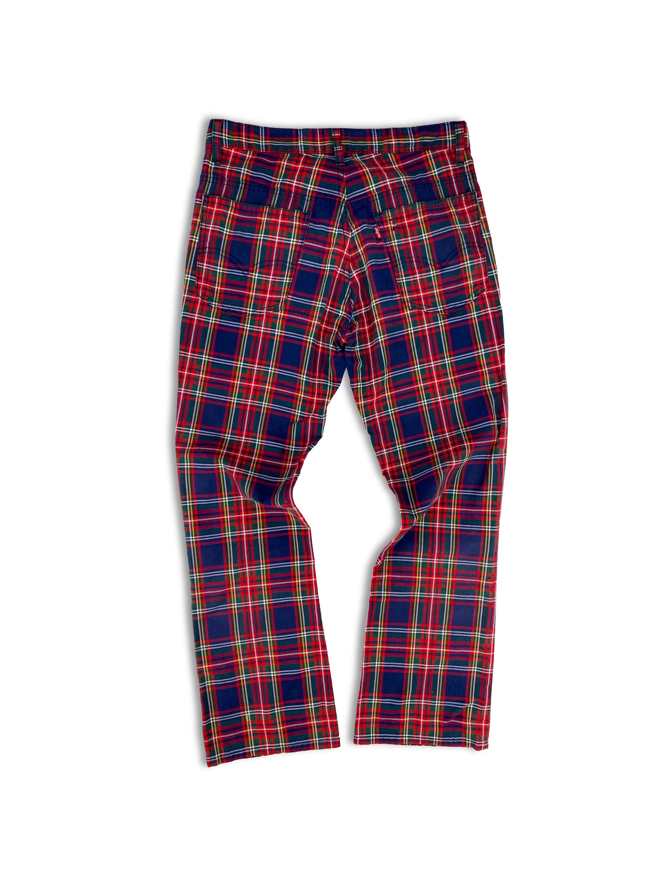 SS02 Junya Watanabe ‘Parasite’ Poem Plaid Trousers