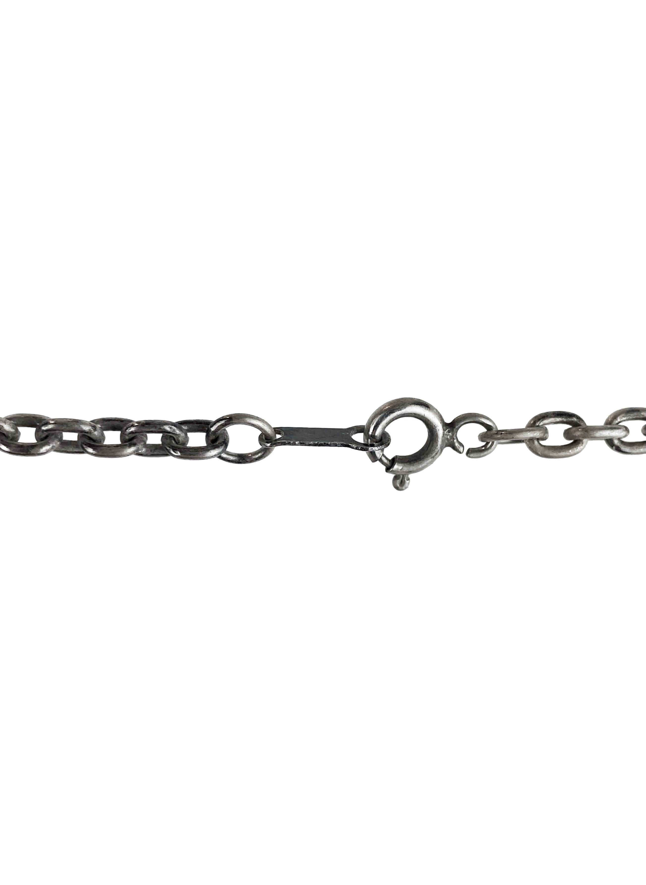 2005 Yohji Yamamoto Y’s For Men .925 Silver Winged Skull Chain