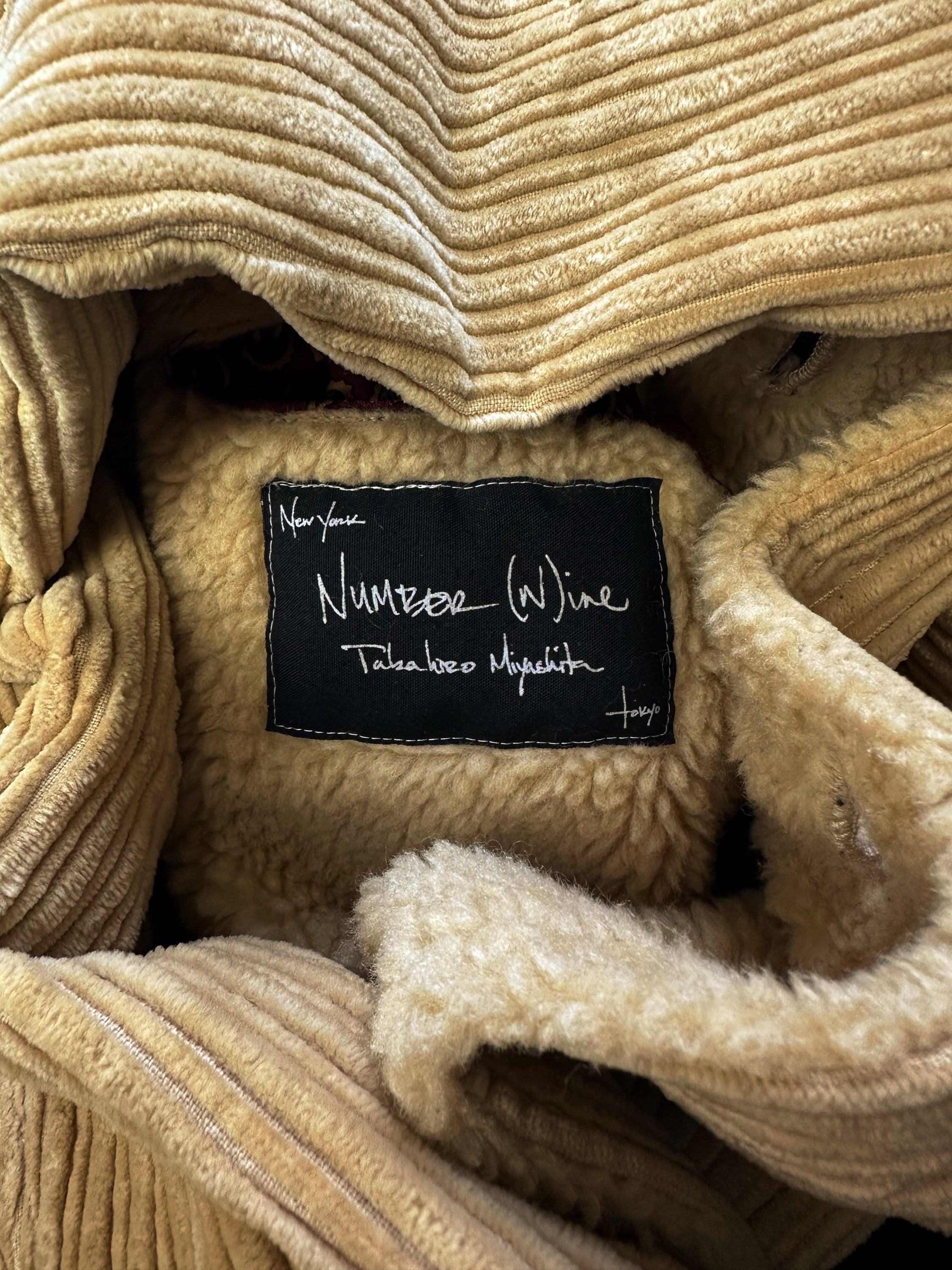 AW08 Number (N)ine ‘My Private Portland’ Shearling Lined Jacket
