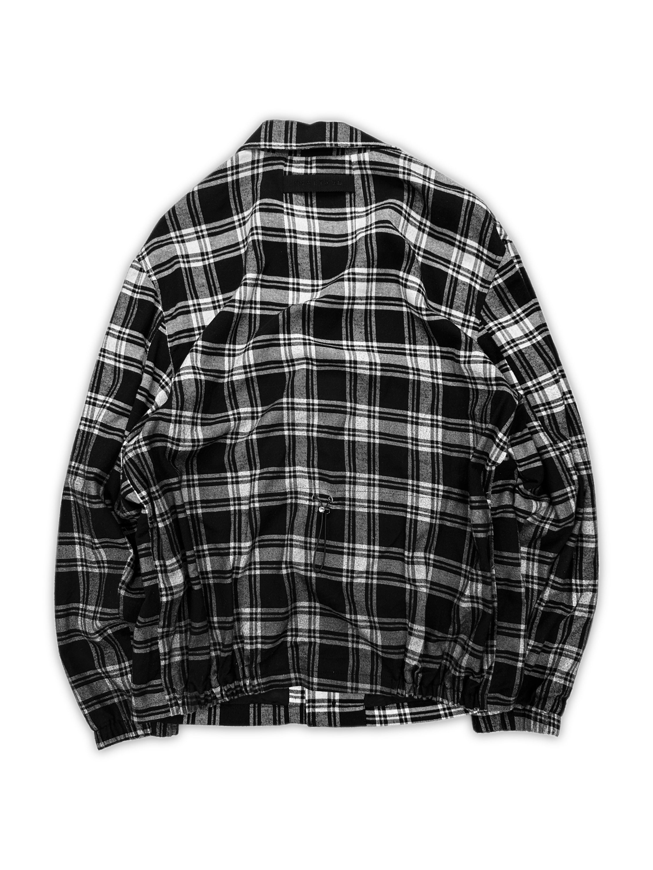 1017 Alyx 9SM Black Checkered Button Up Flannel Jacket