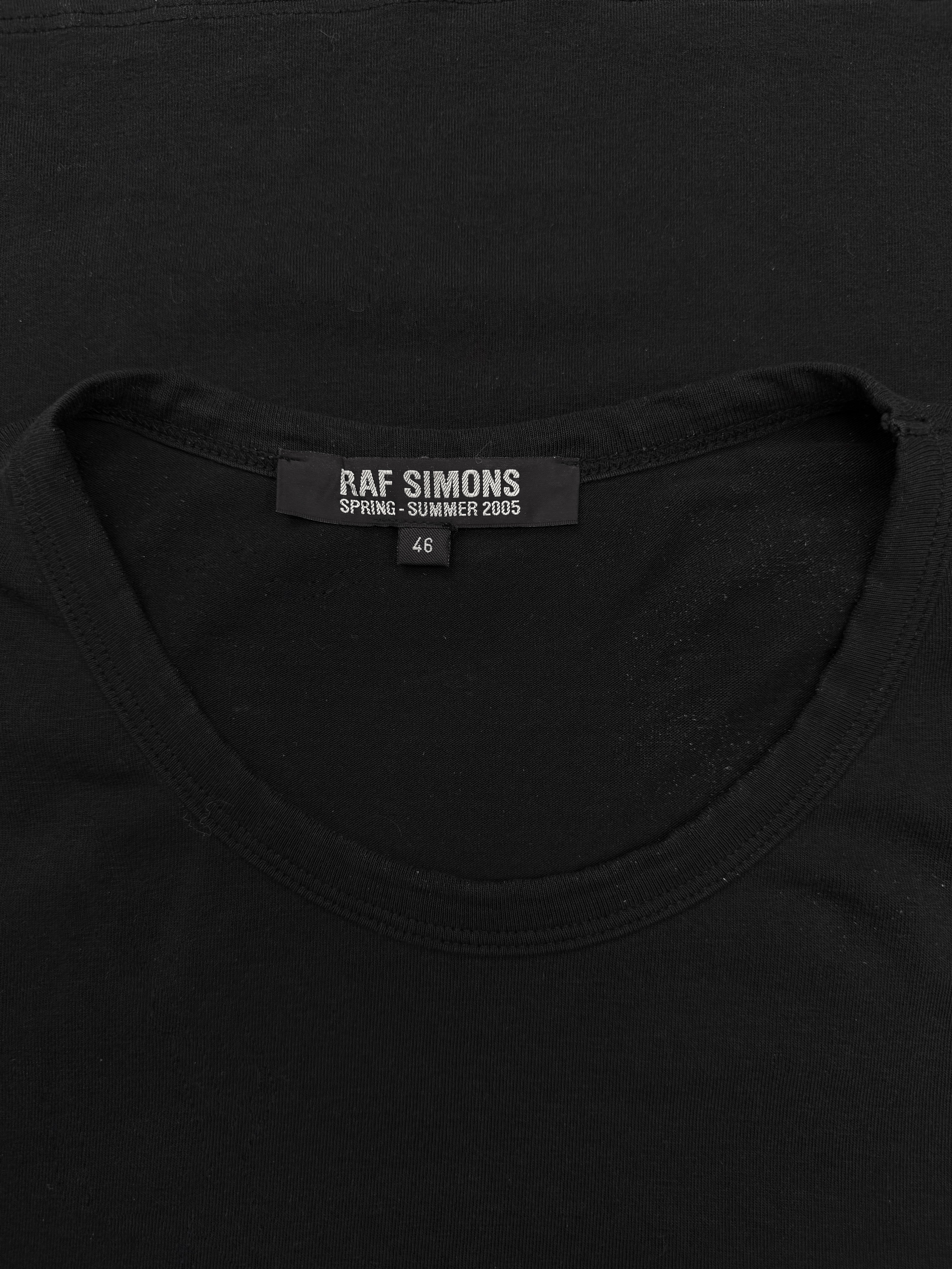 SS05 Raf Simons ‘Universe is Infinite’ Staff Black T-Shirt