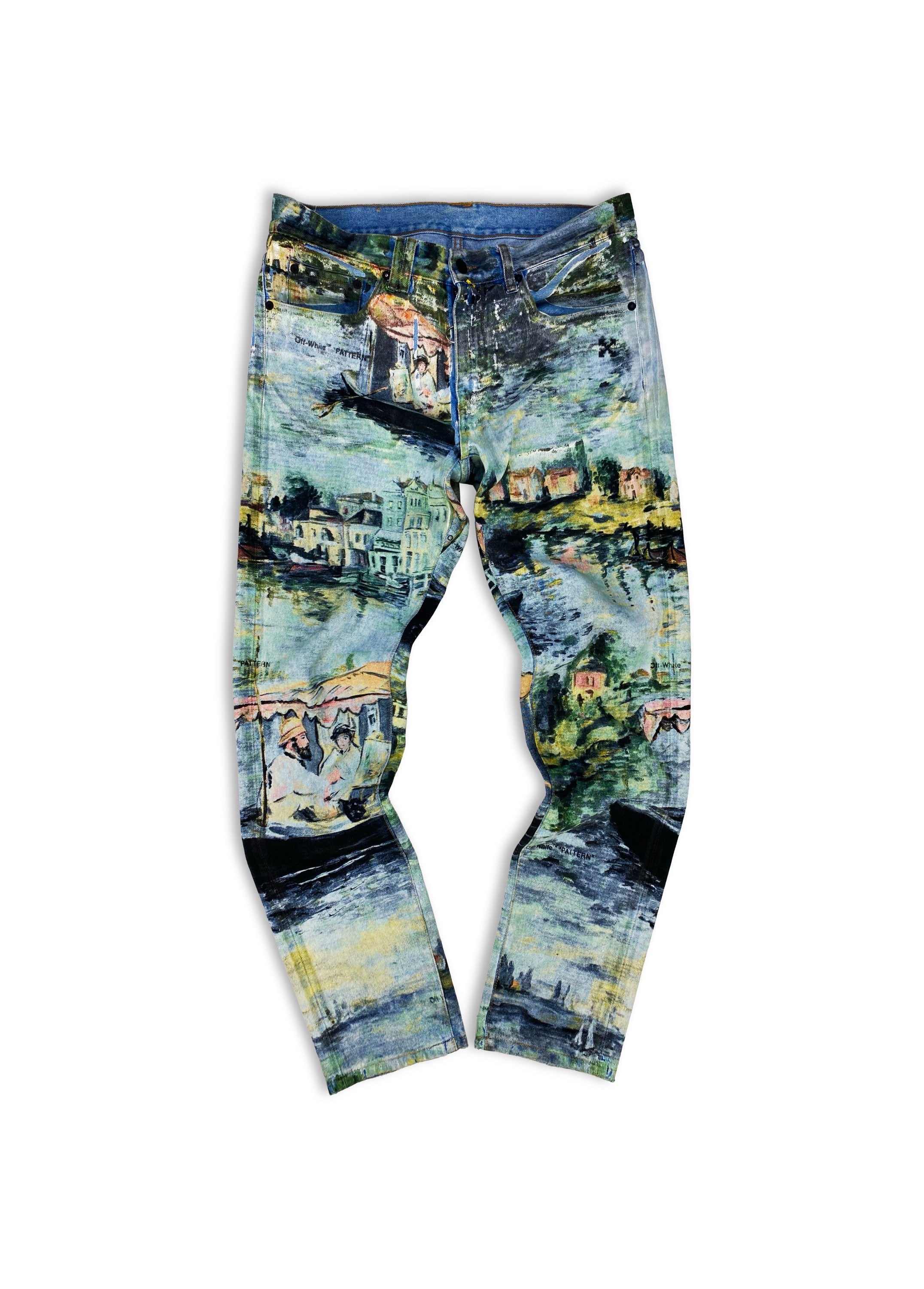 SS19 Off-White ‘Monet Studio’ Édourad Manet Lakeshore Denim