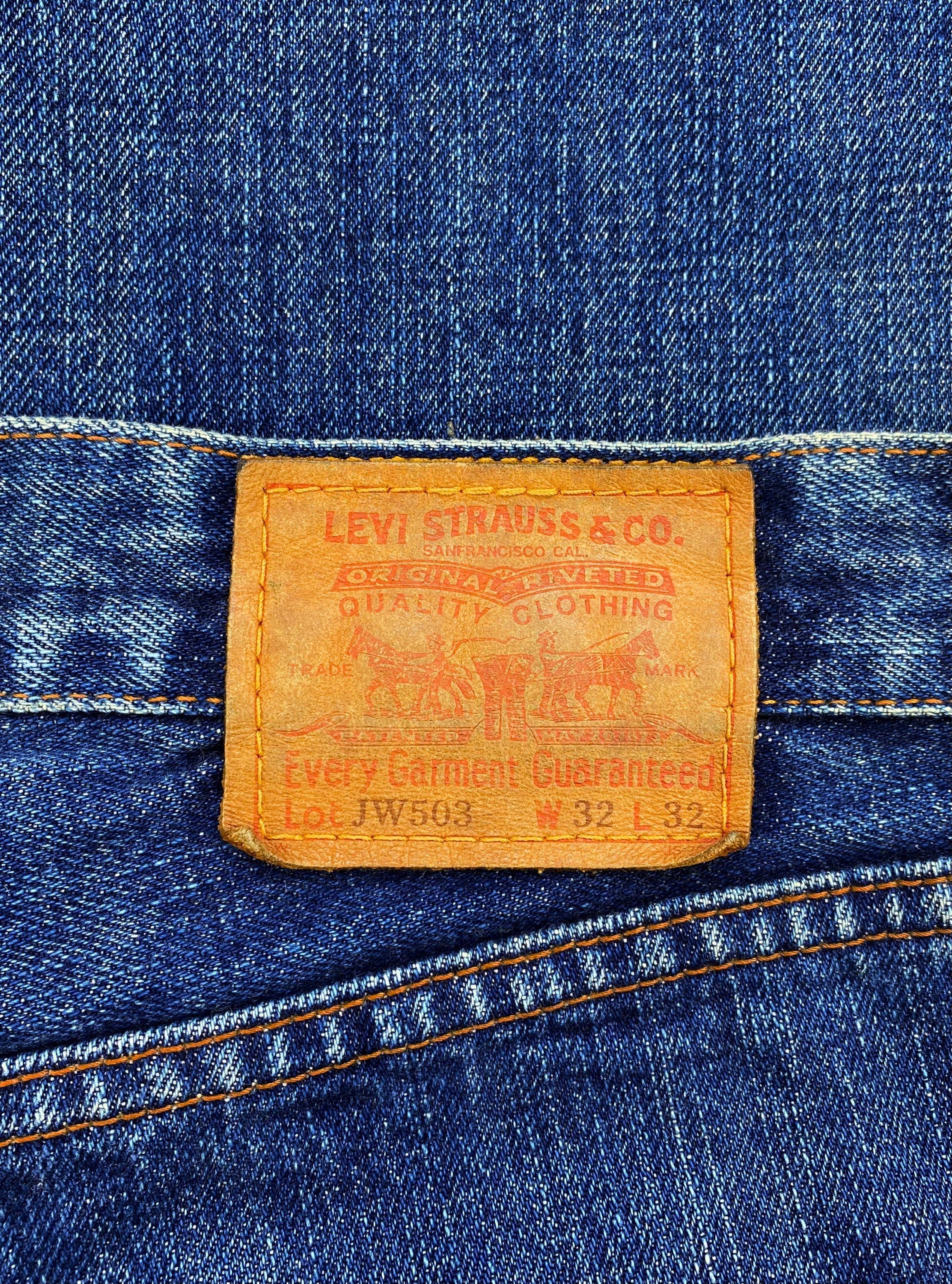 SS02 Junya Watanabe x Levi’s Poem “Fulfill Me” Denim Jeans