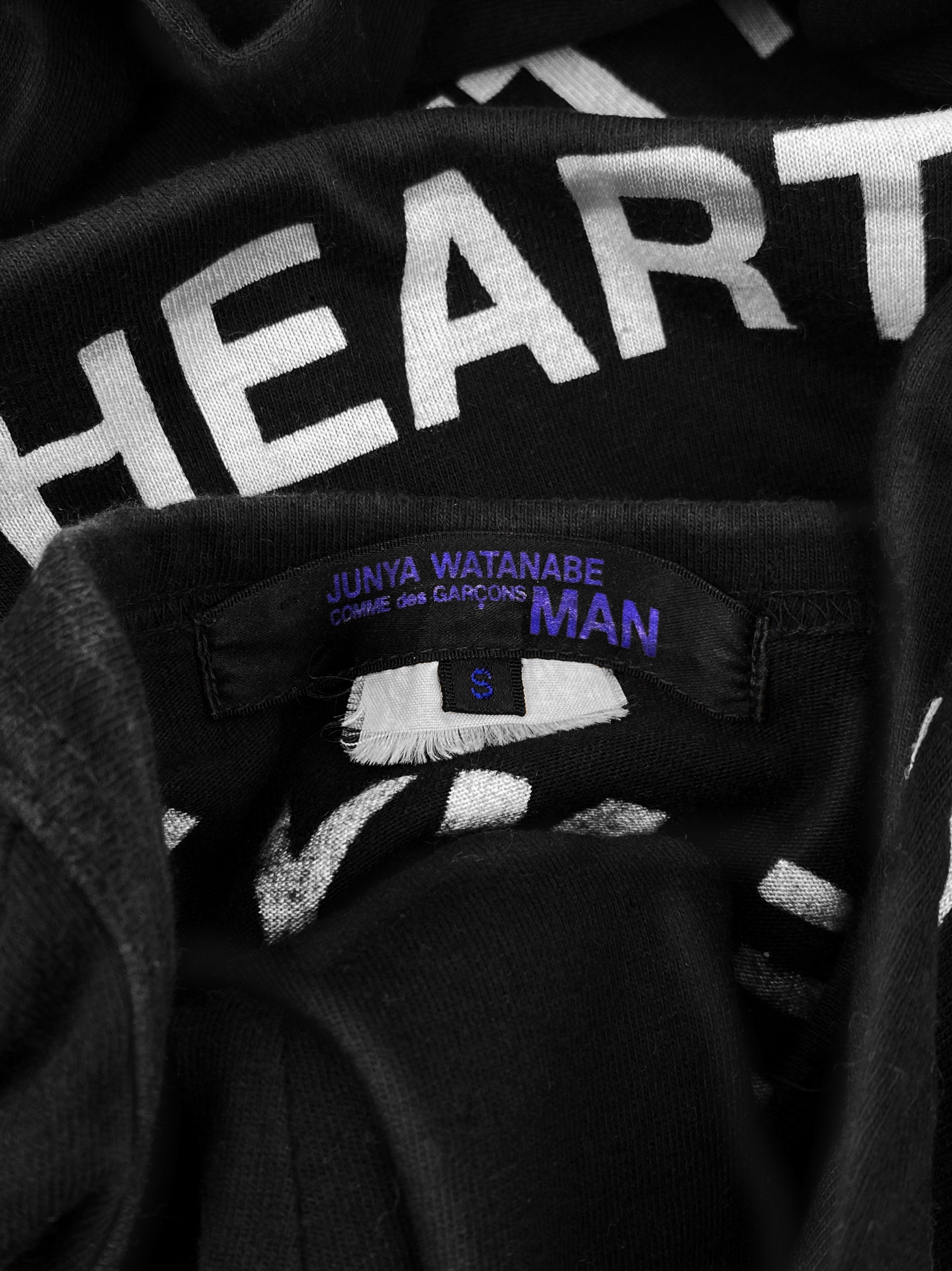 SS02 Junya Watanabe ‘Break My Heart’ Poem Longsleeve Shirt
