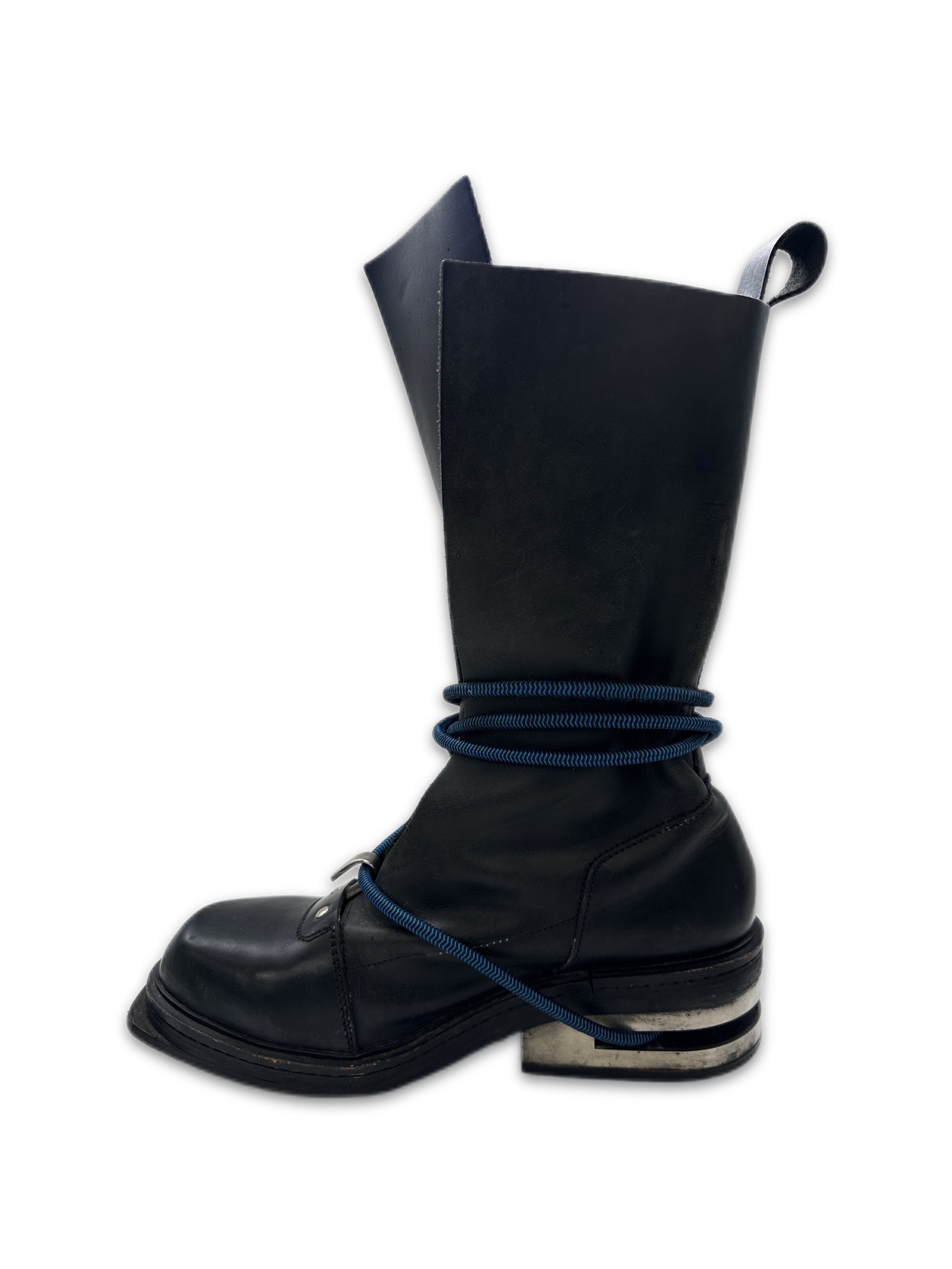 AW96 Dirk Bikkembergs ‘Bungee Cord’ Leather Mountaineering Boots