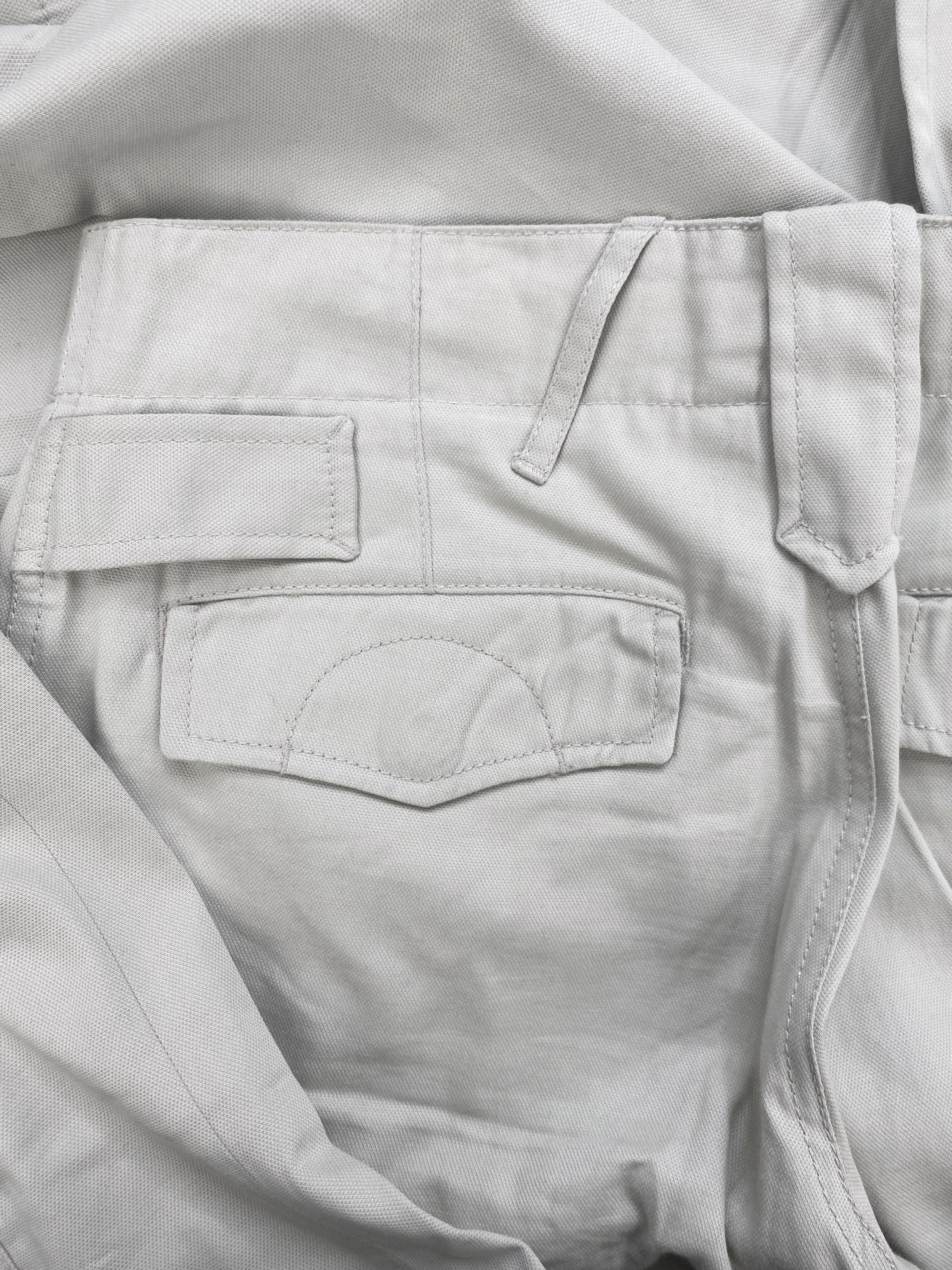00s Dolce & Gabbana Cream Multi Pocket Cargo Pants