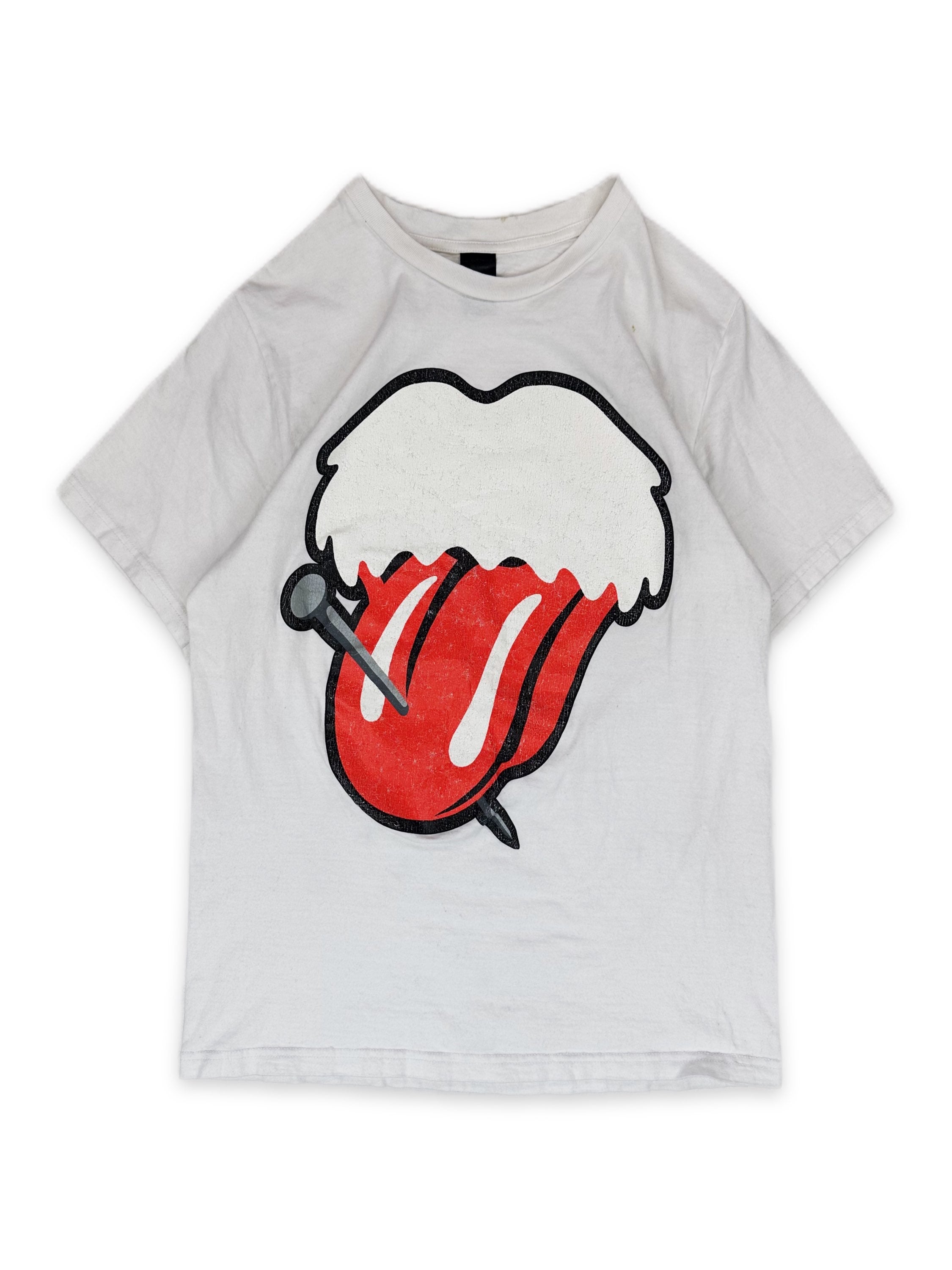 AW03 Number (N)ine x The Rolling Stones White Graphic T-Shirt