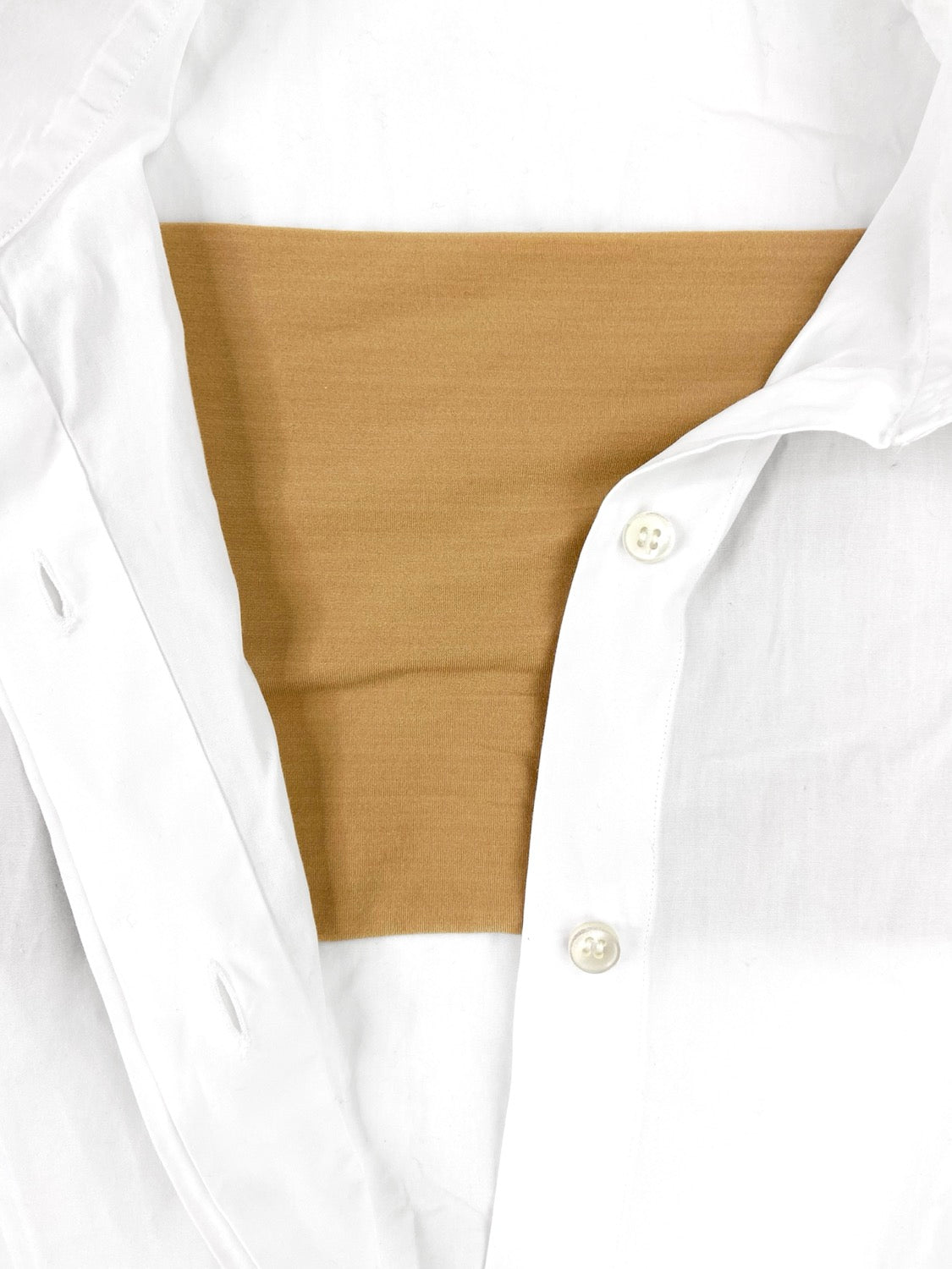 AW07 Margiela White Tag Circle Longsleeve Button Up