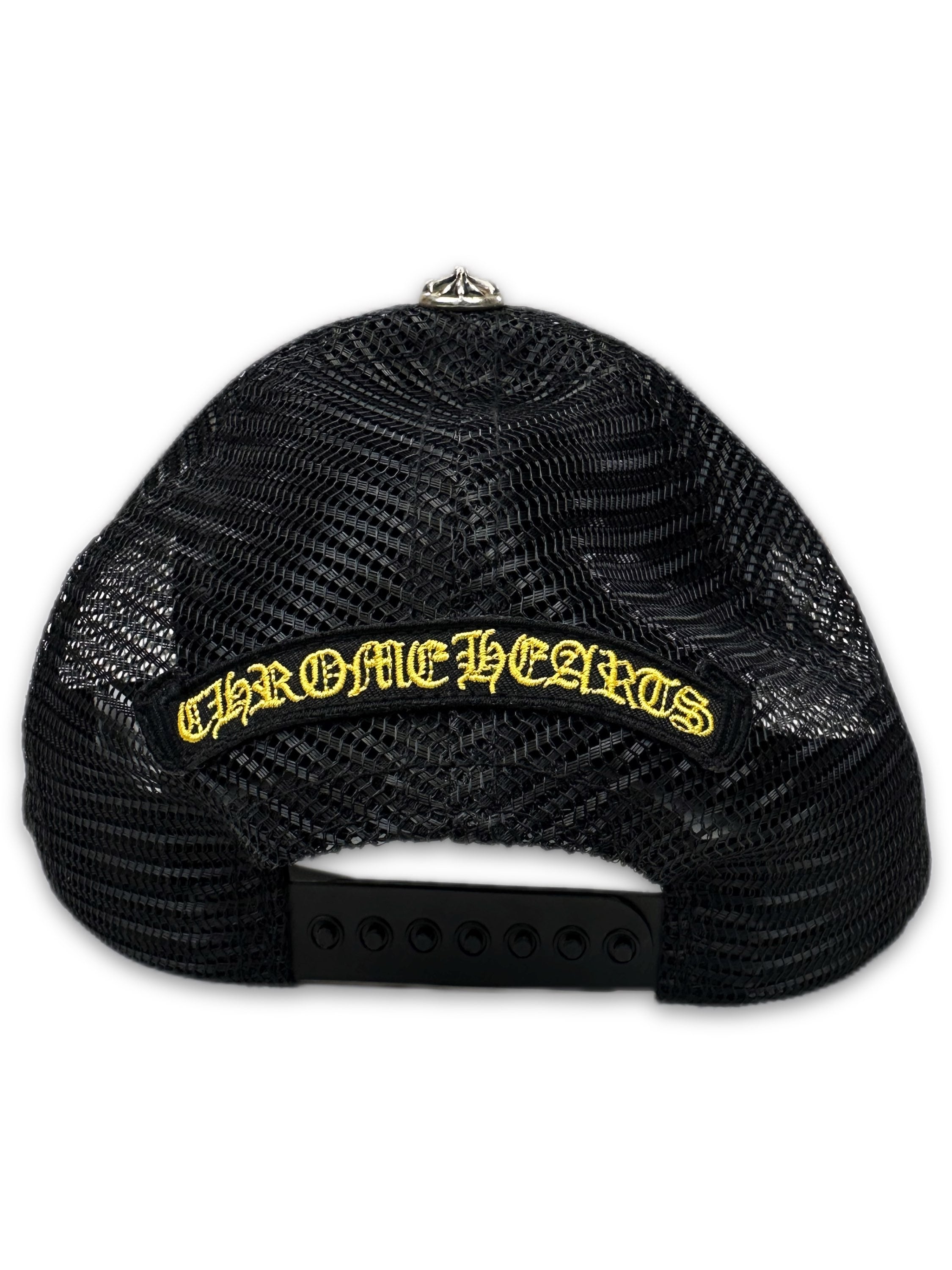 Chrome Hearts Camo Cross Patch Holly Mesh Trucker Hat