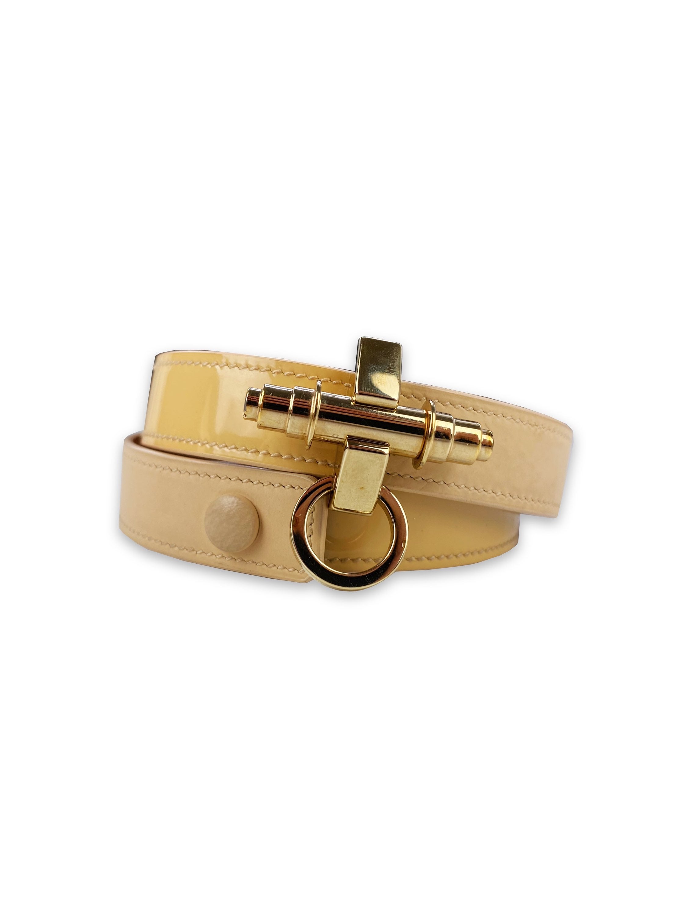 Givenchy ‘Obsedia’ Spiral Wrap Patent Leather Bracelet