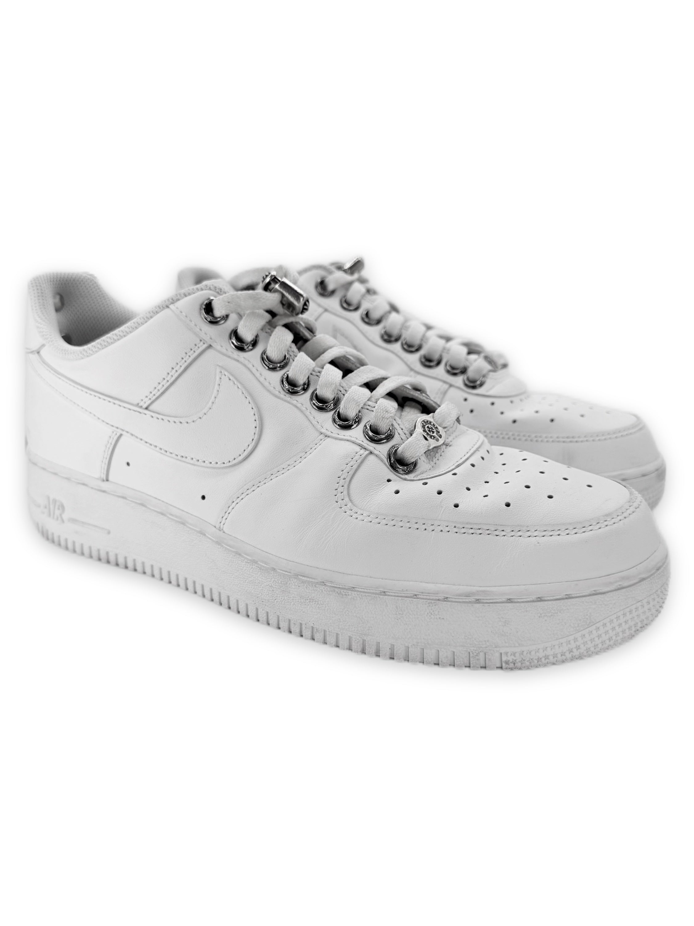 Chrome Hearts x Nike ‘Air Force 1’ .925 Silver Dagger Sneakers
