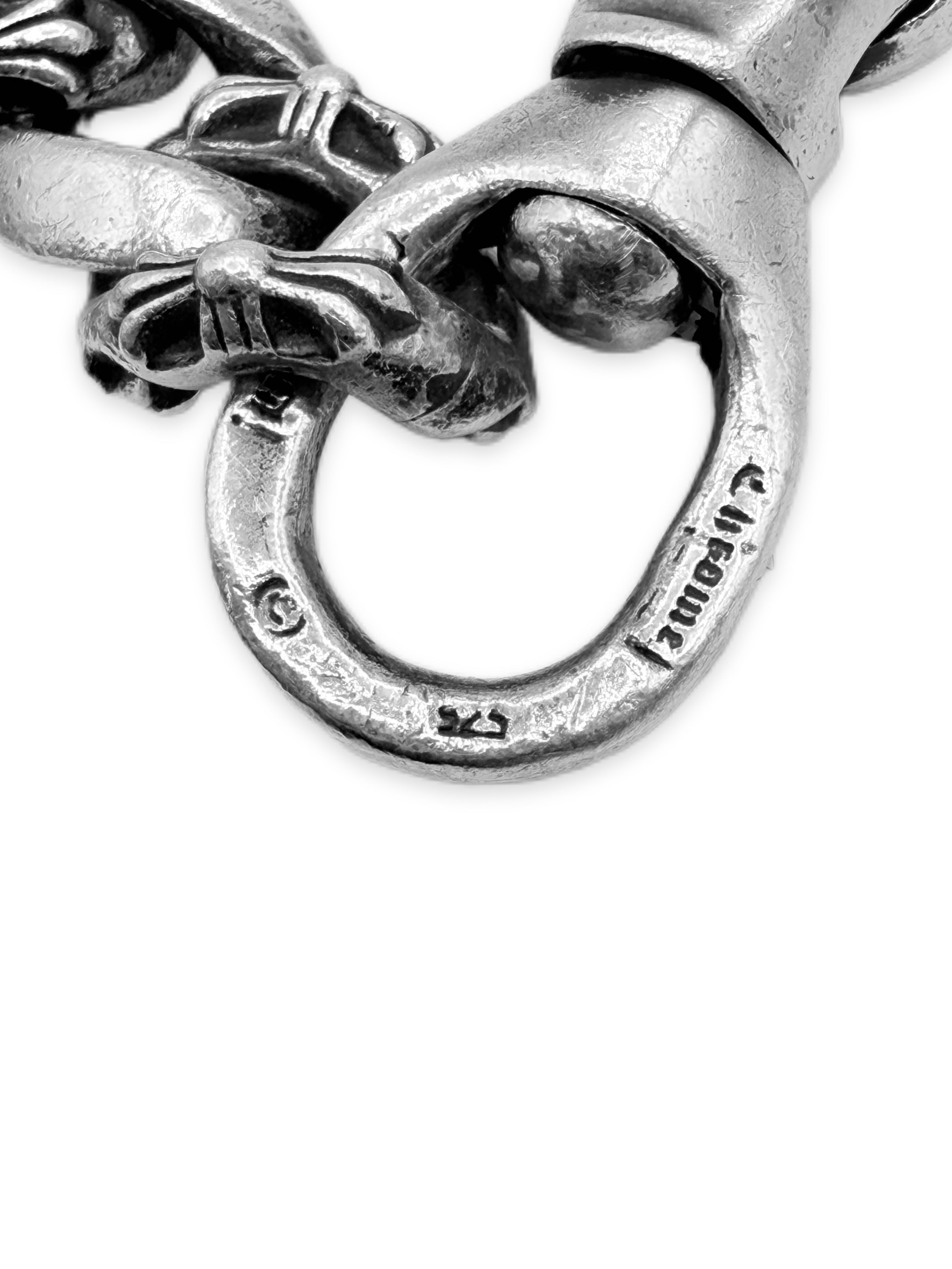 Chrome Hearts XL 23 in Fancy Cuban Link Double Lobster Clasp Wallet Chain