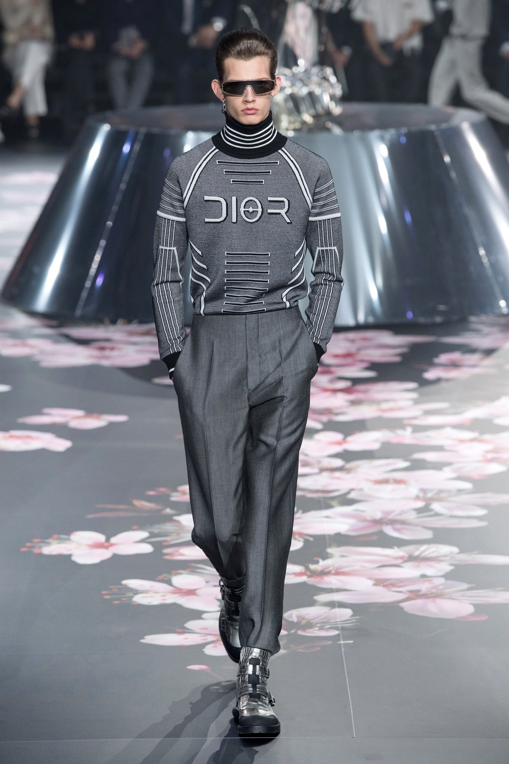 FW19 Dior Homme x Hajime Sorayama Tech Wool Knit Turtleneck