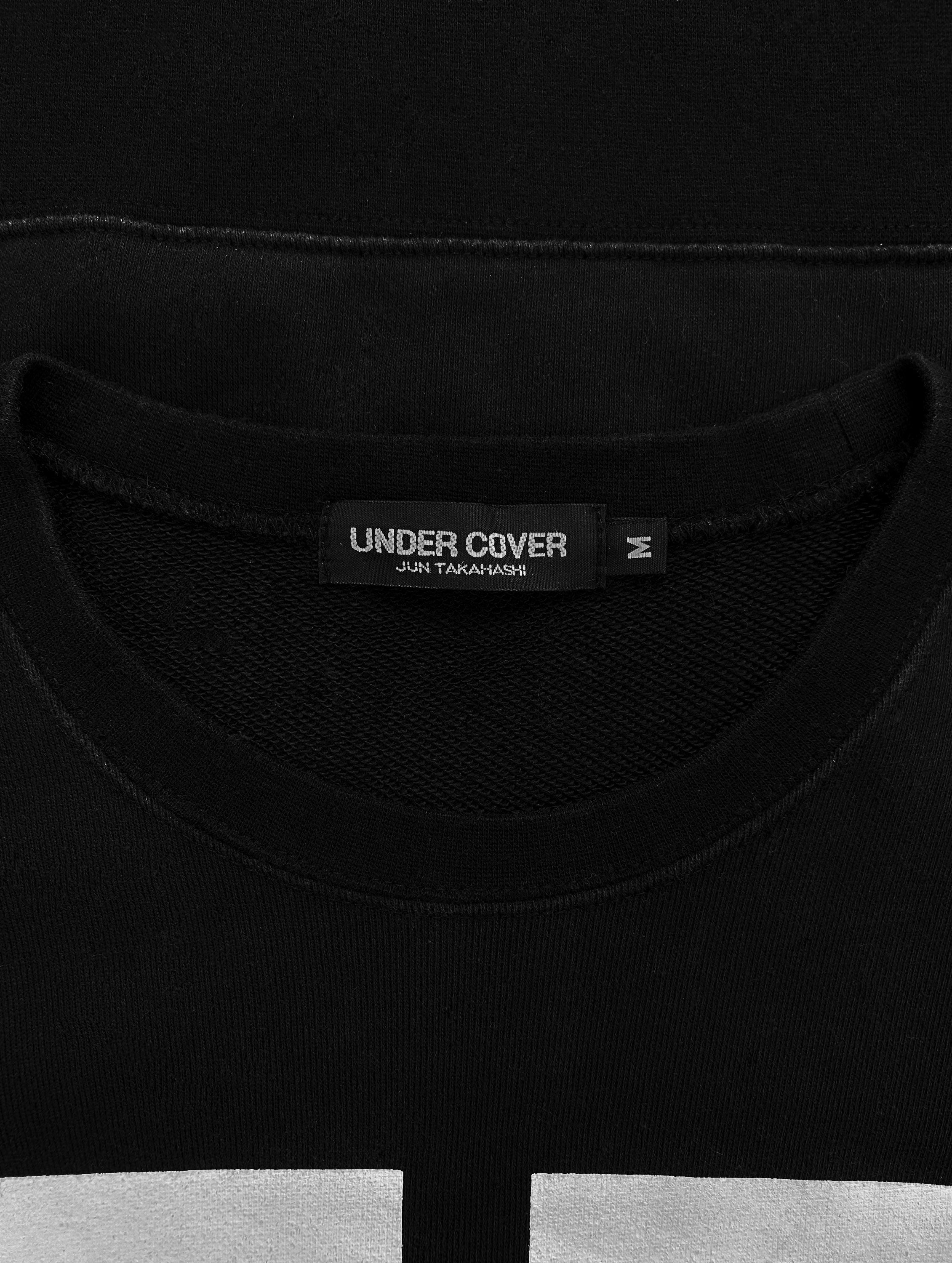 Undercover ‘U’ Graphic Black Logo Crewneck