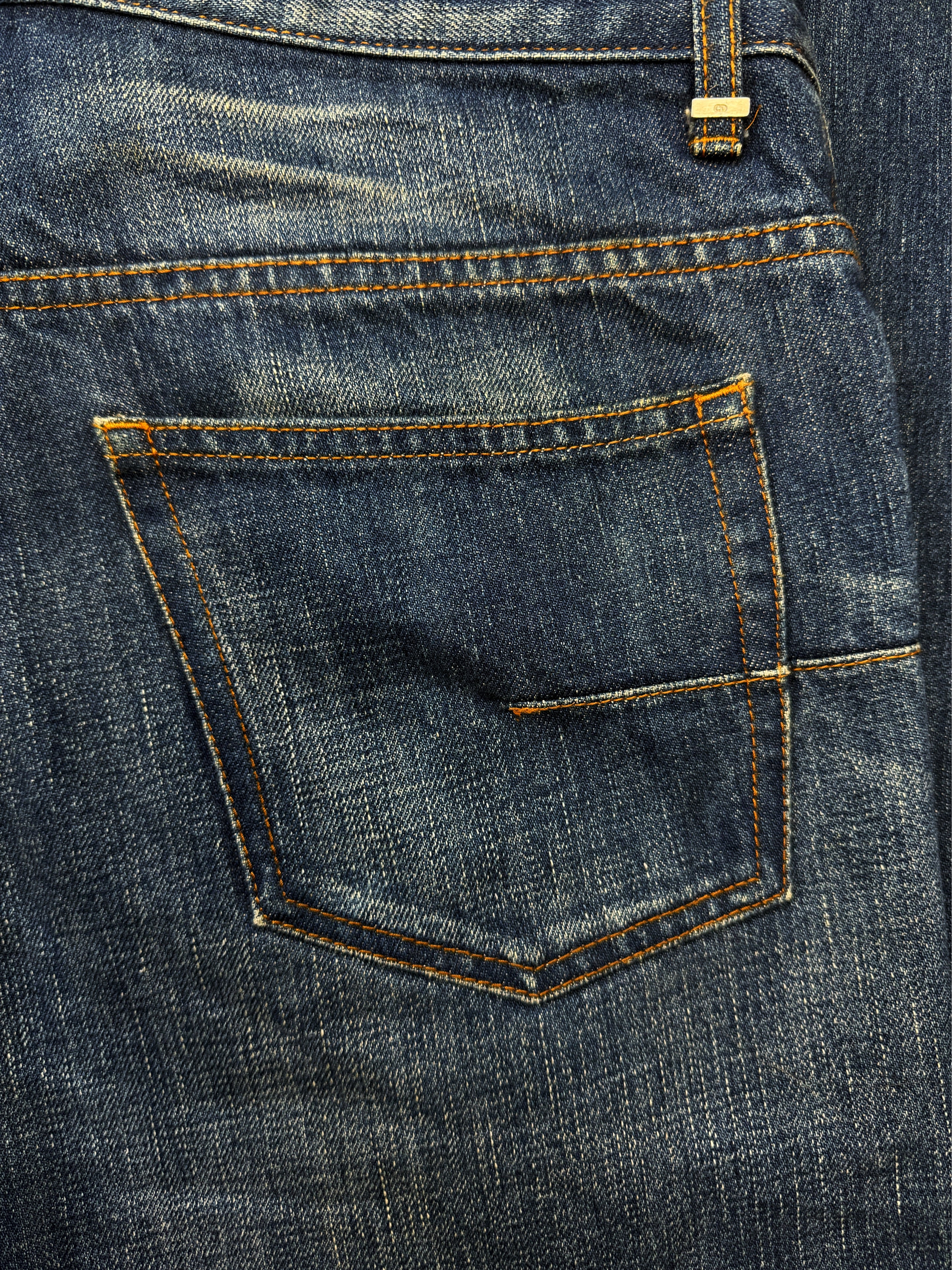 Dior Homme by Hedi Slimane Light Wash Blue Denim